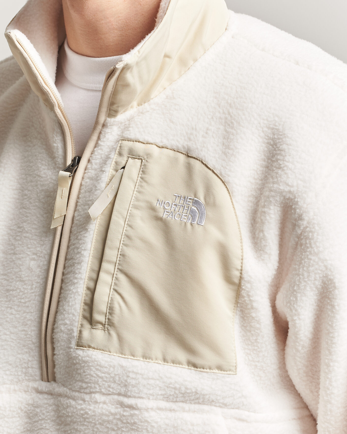 Homme | Pulls Et Tricots | The North Face | Yumiori Fleece Half Zip White Dune
