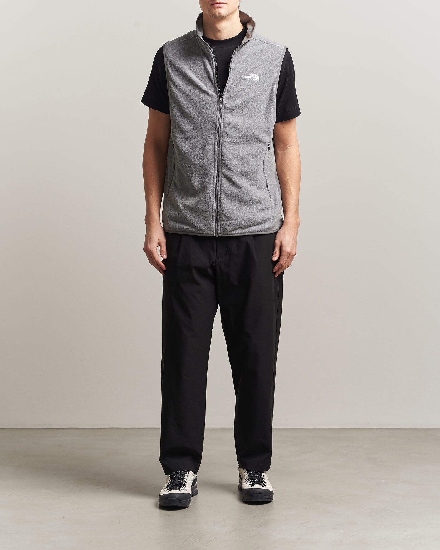 Heren | Truien | The North Face | Glacier Fleece Vest Grey