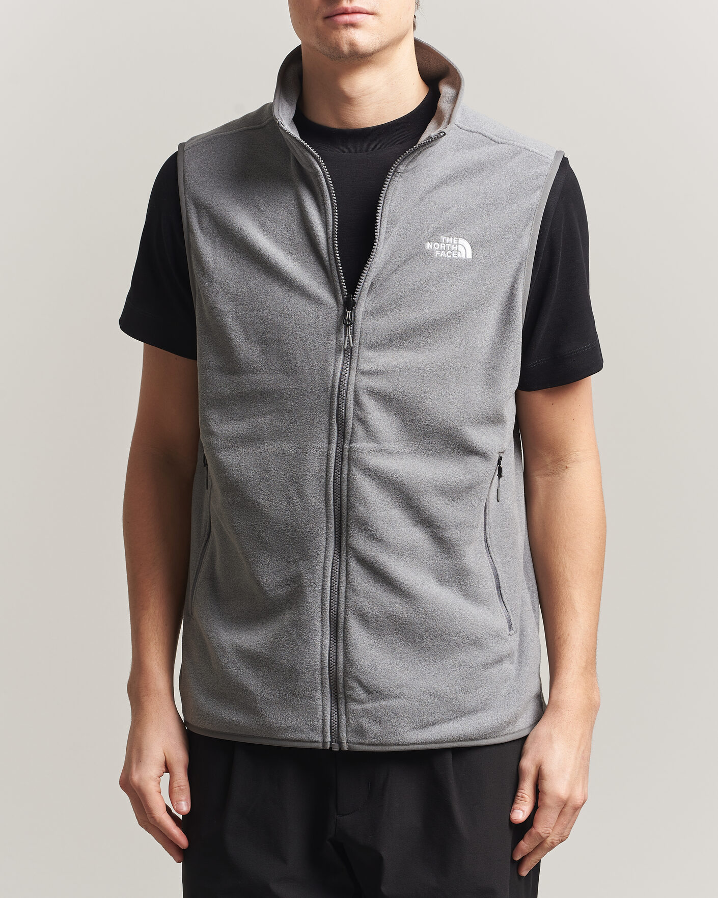 Heren | Truien | The North Face | Glacier Fleece Vest Grey