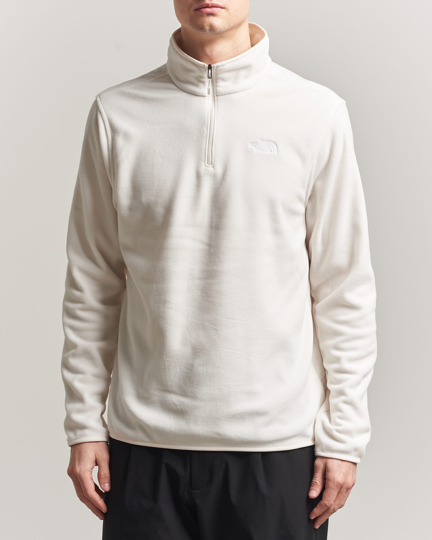 Heren | Truien | The North Face | Glacier 1/4 Zip Fleece White Dune