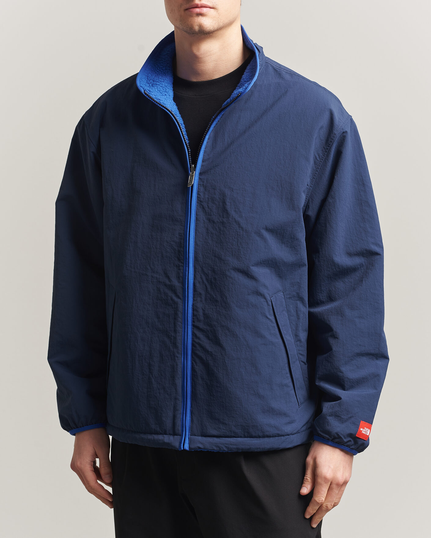 Heren | Jassen | The North Face | Red Box Reversible Fleece Jacket Summit Navy
