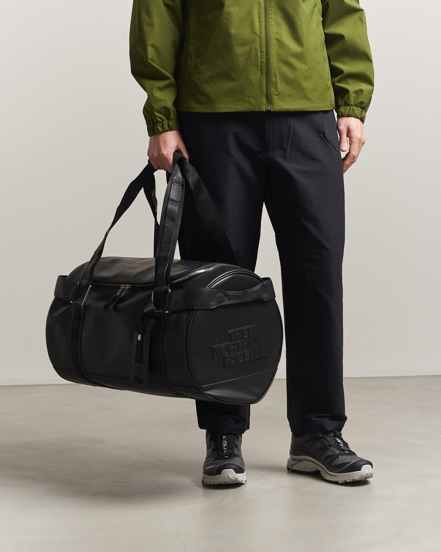Heren | Tassen | The North Face | Anniversary Base Camp Duffel Leather Black