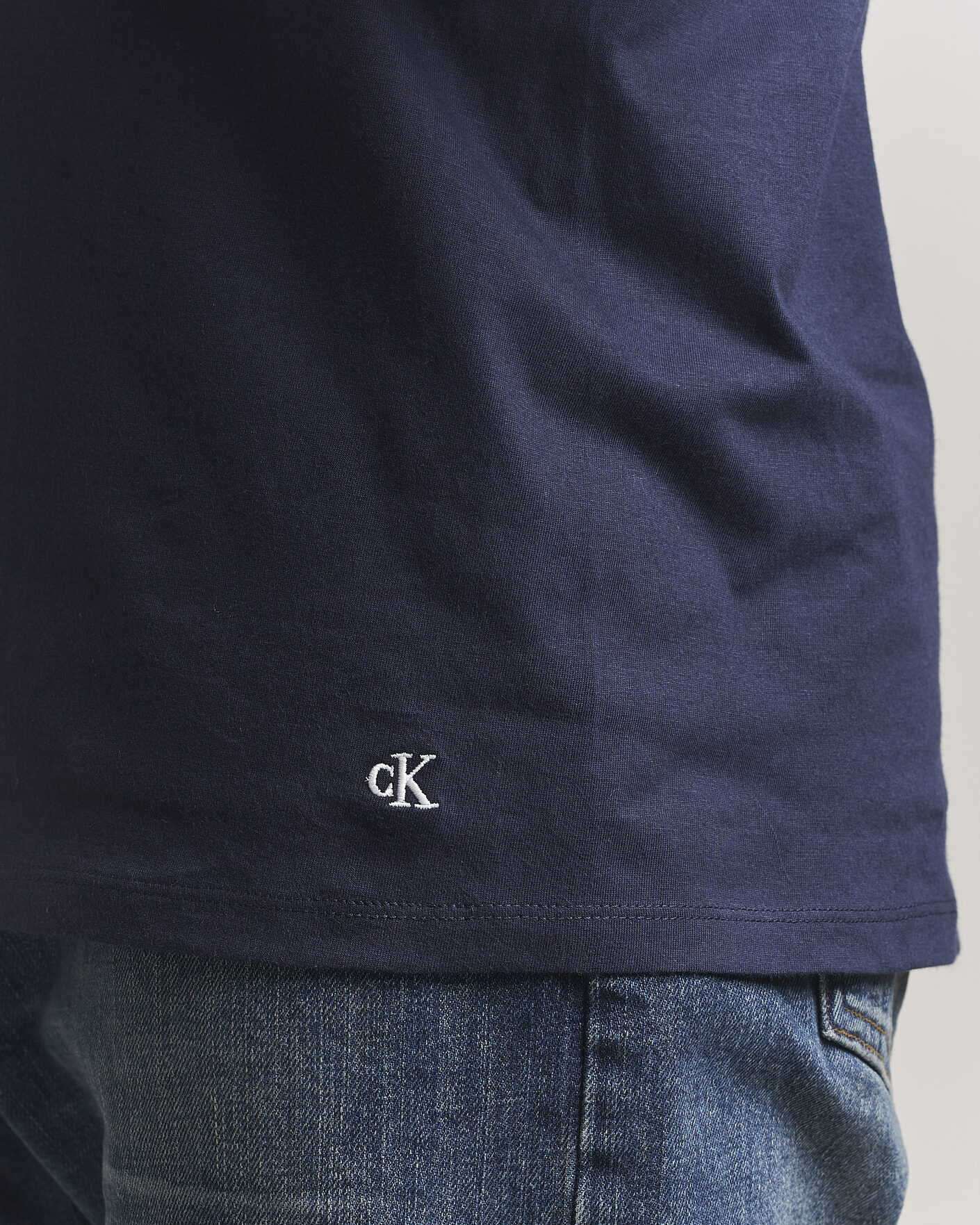 Homme | T-shirts | Calvin Klein | 3-Pack Cotton Crew Neck T-Shirt Navy/Red/Blue