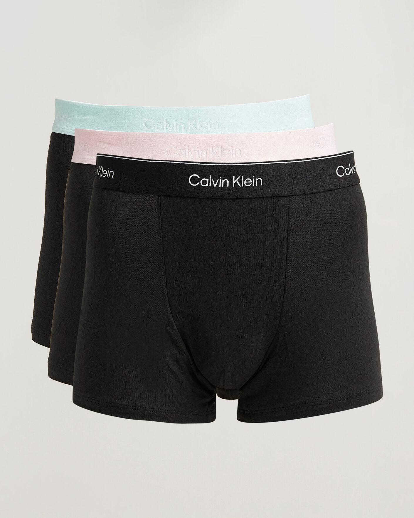 Heren | Ondergoed | Calvin Klein | 3-Pack Icon Cotton Stretch Relaxed Trunk Black