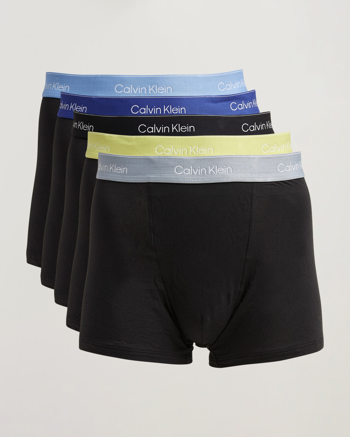 Heren | Ondergoed | Calvin Klein | 5-Pack Icon Cotton Stretch Relaxed Trunk Black