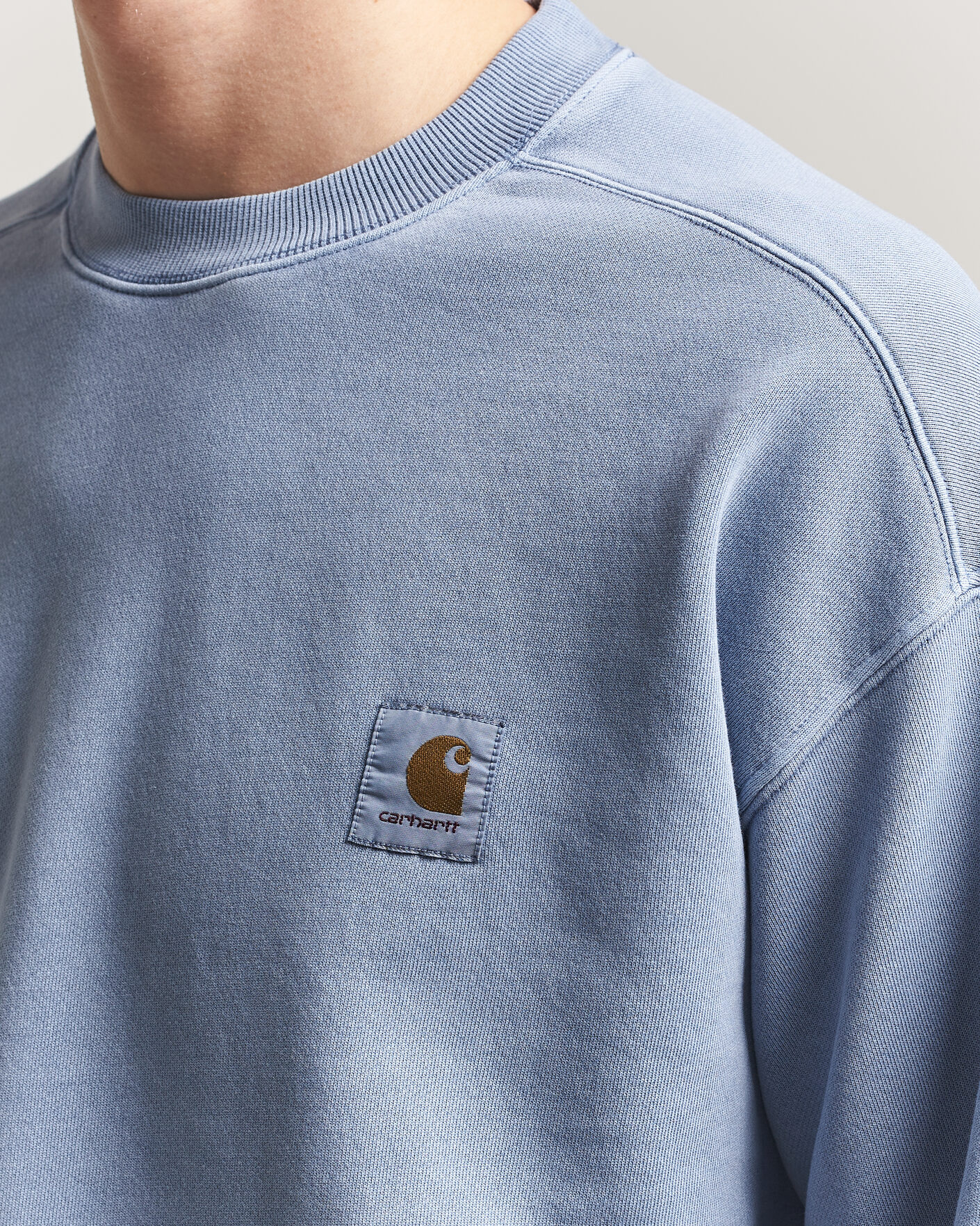 Heren | Truien | Carhartt WIP | Nelson Sweatshirt Gentle Blue