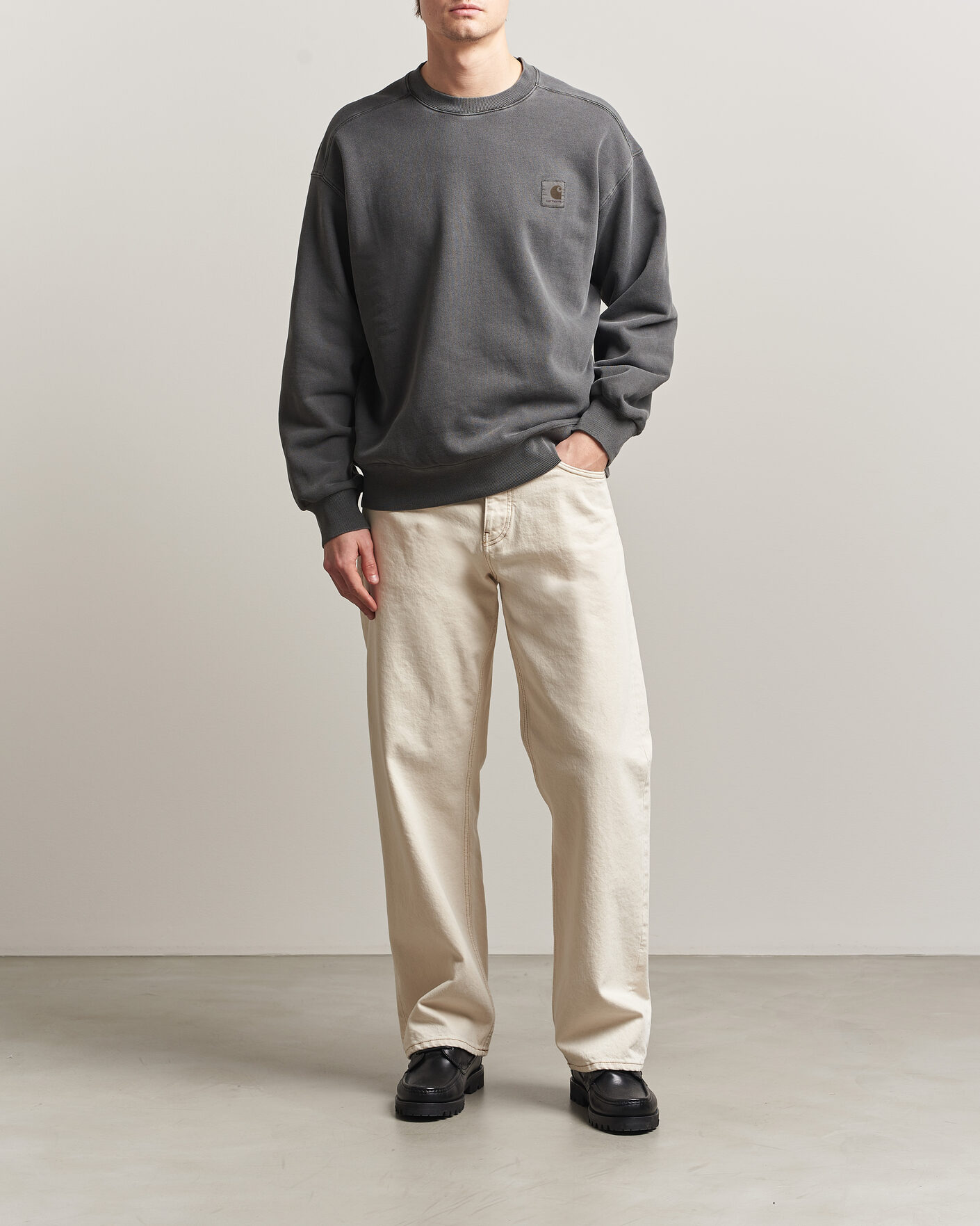 Heren | Truien | Carhartt WIP | Nelson Sweatshirt Black