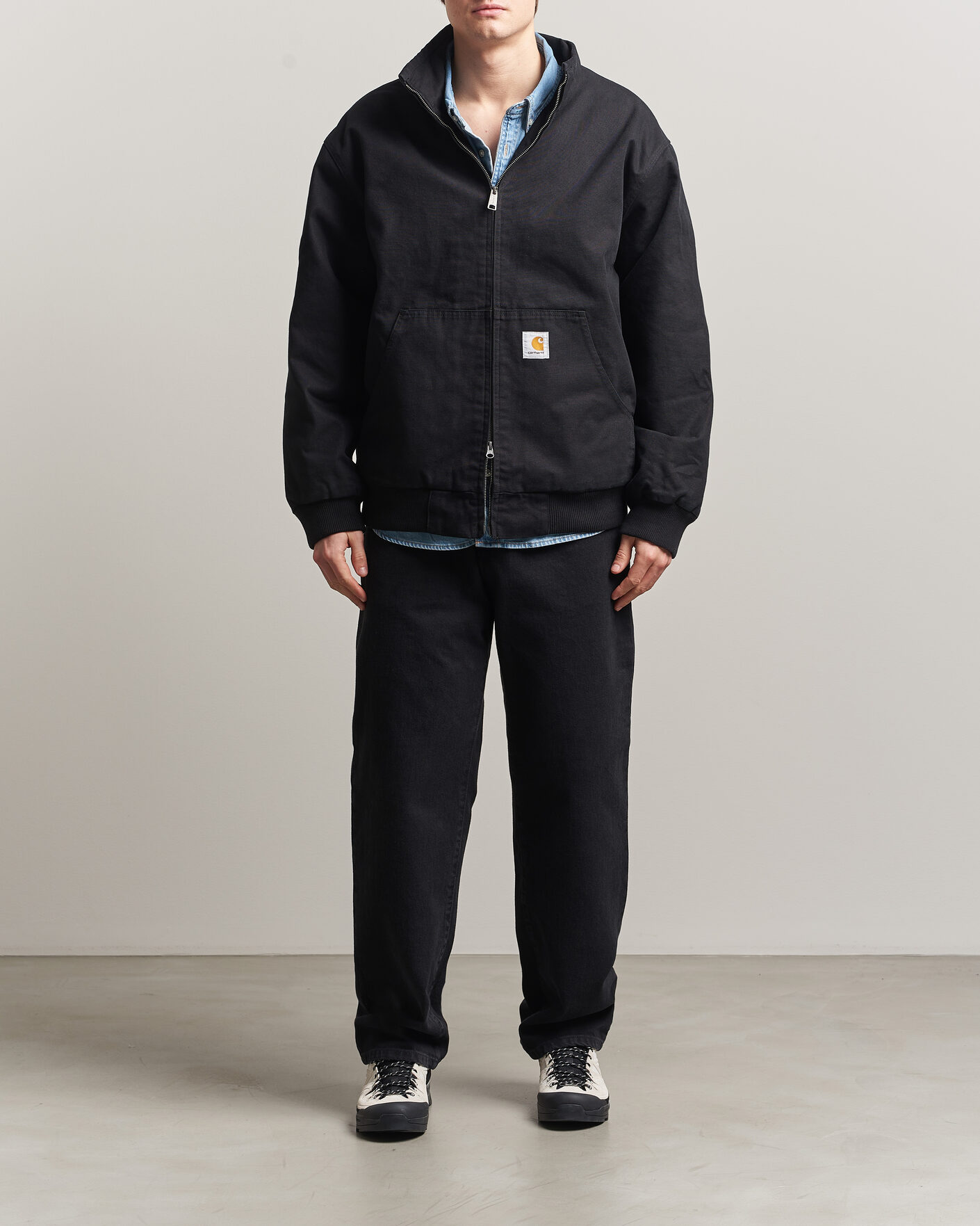 Heren | Jeans | Carhartt WIP | Aaron Pant Smith Denim Grey Stone Wash