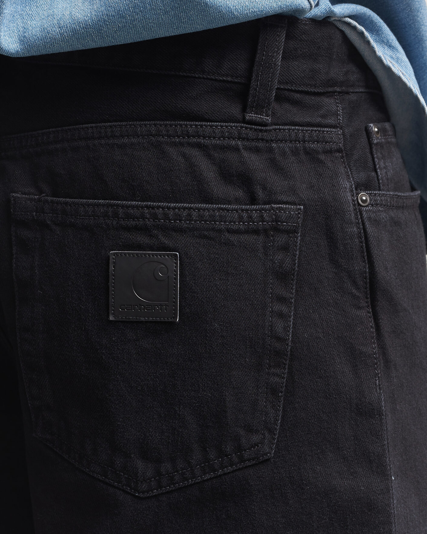 Homme | Chemises | Carhartt WIP | Aaron Pant Smith Denim Grey Stone Wash