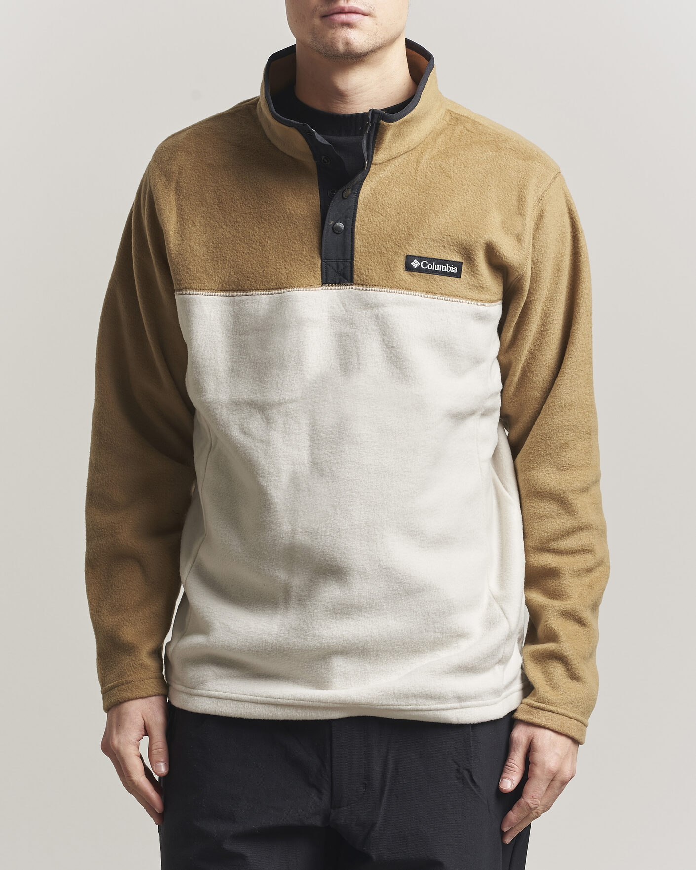 Heren | Truien | Columbia | Steens Mountain Half Zip 2.0 Fleece Dark Stone/Delta