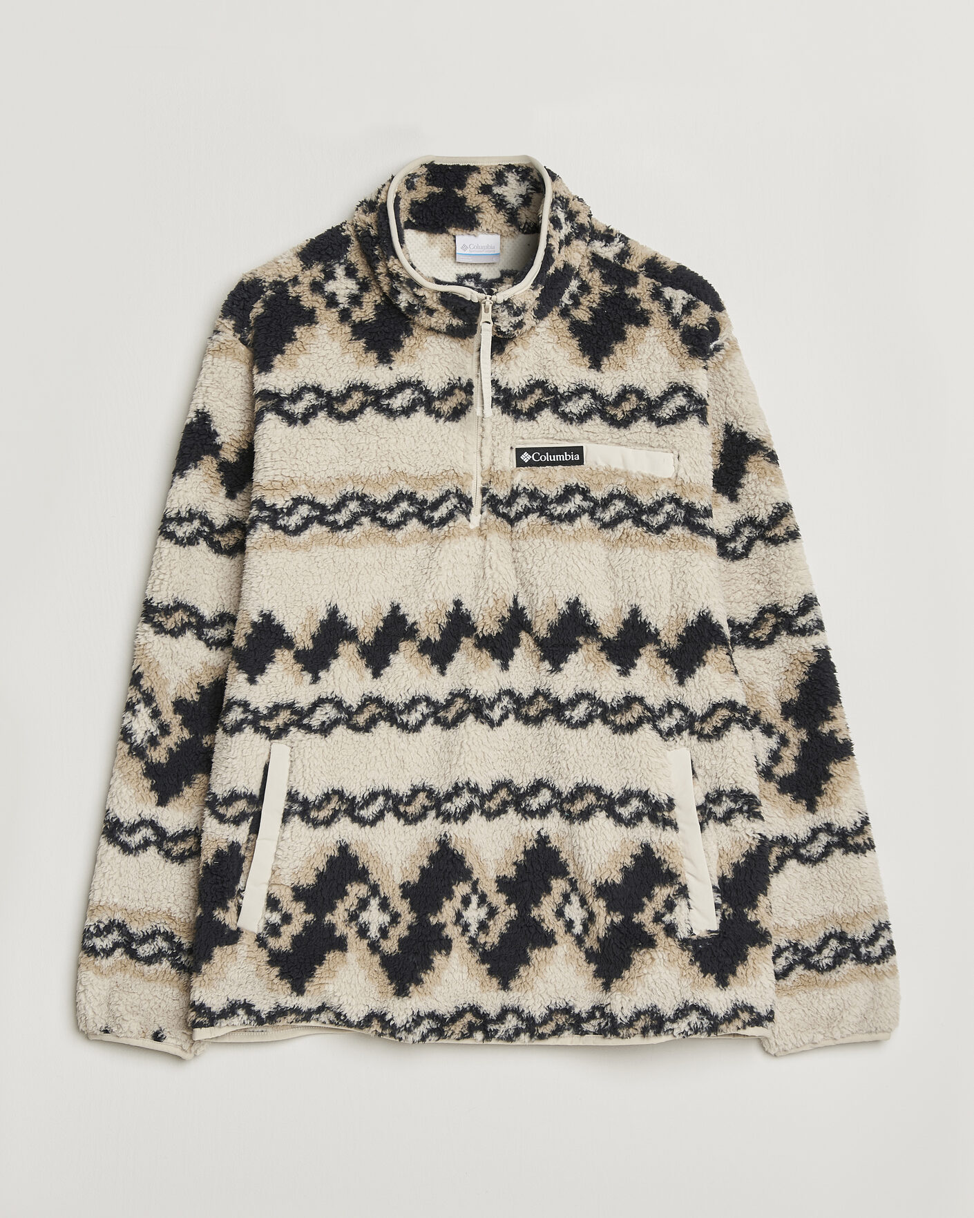 Heren | Truien | Columbia | Rugged Ridge High Pile Half Zip Dark Stone Knitknot