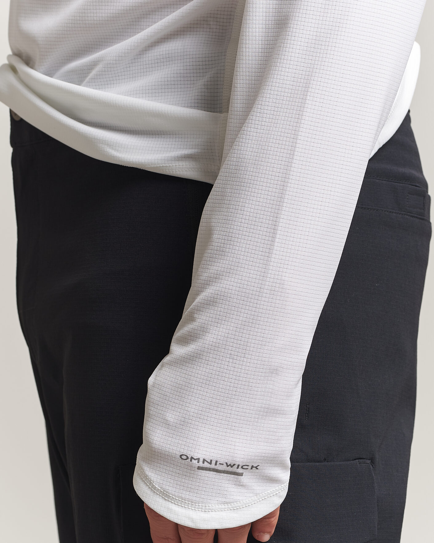 Homme | T-shirts | Columbia | Stealth Spring Half-Zip T-Shirt White