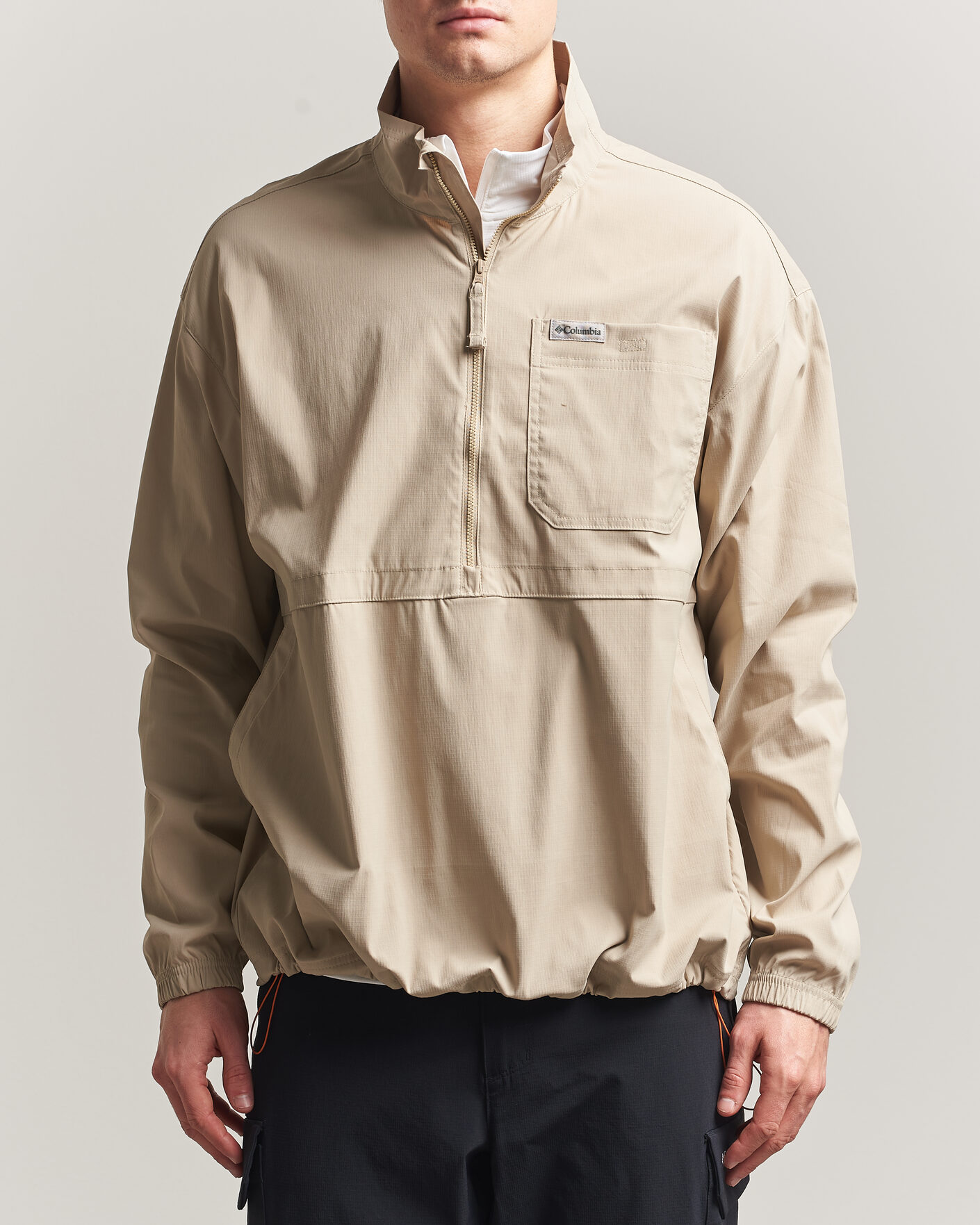 Homme | Manteaux Et Vestes | Columbia | Landroamer Half-Zip Overshirt Ancient Fossil