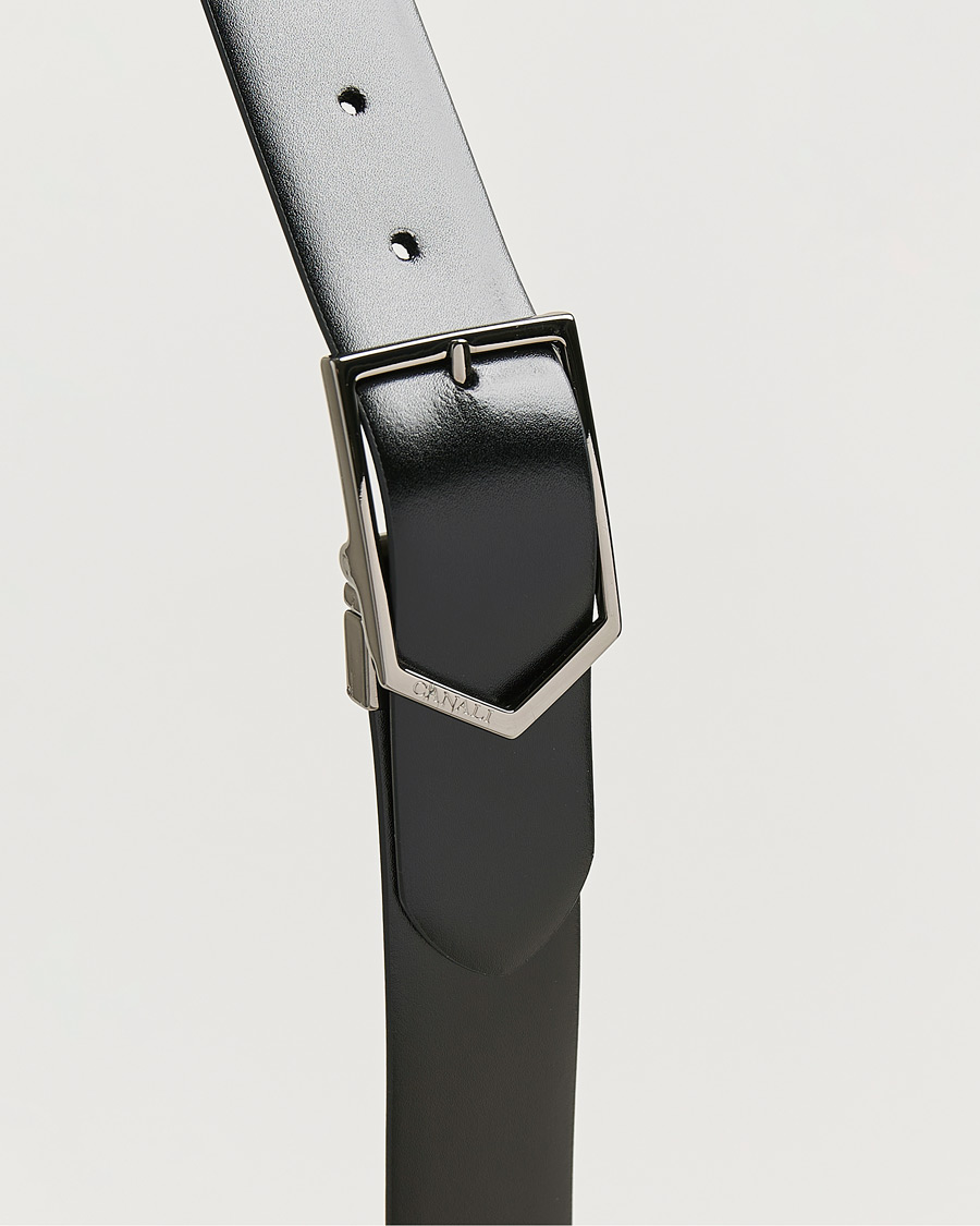 Heren | Riemen | Canali | Reversible Leather Belt Black/Brown