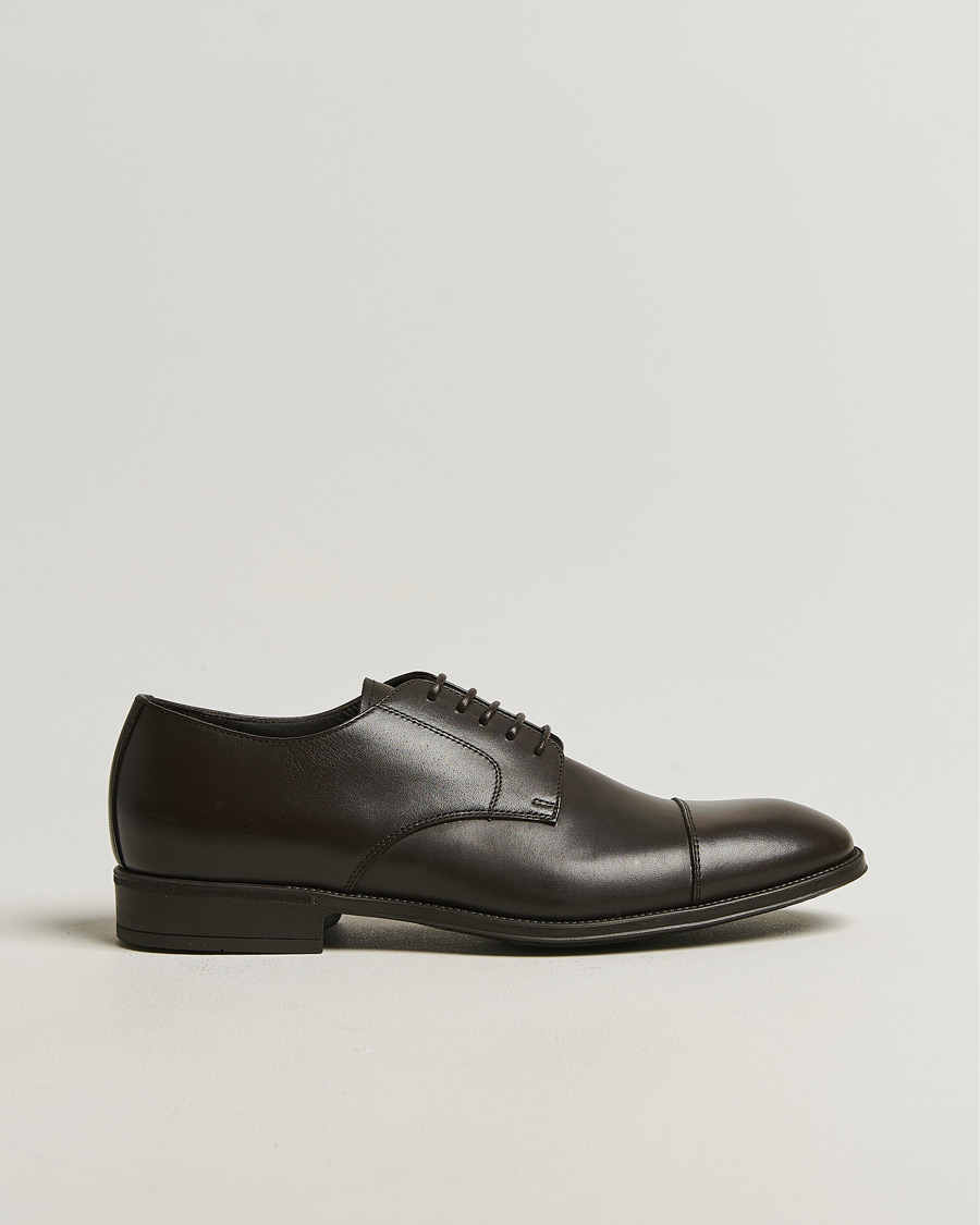 Heren | Derby schoenen | Canali | Rubber Sole Derby Brown Calf