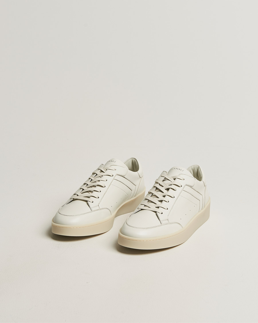 Homme | Baskets | Canali | Plain Sneaker White