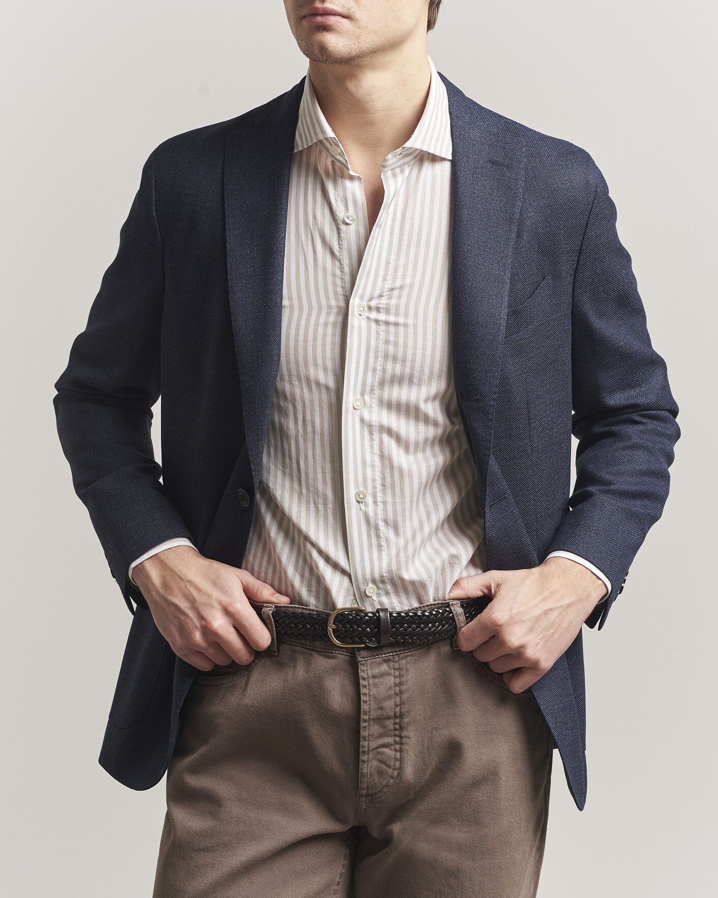 Homme | Blazers | Boglioli | K Jacket Wool Hopsack Blazer Dark Blue