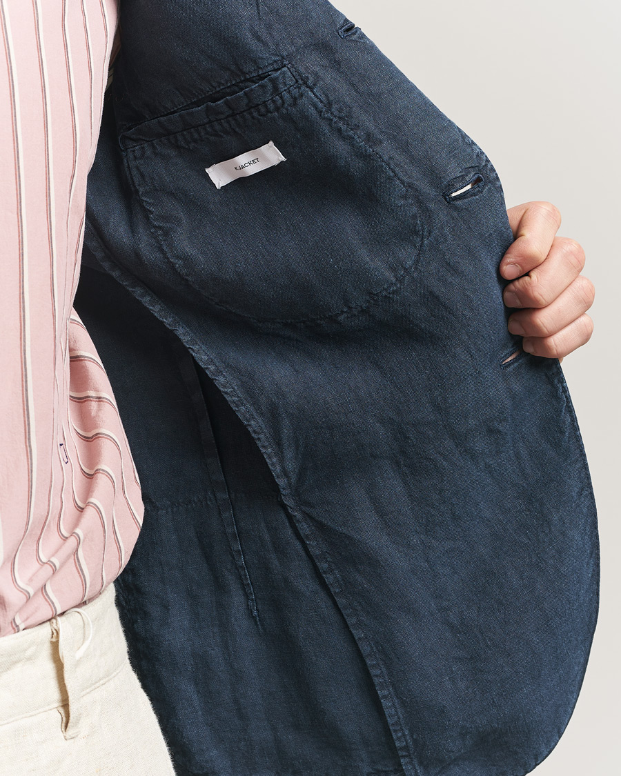 Homme | Blazers | Boglioli | K Jacket Linen Blazer Navy