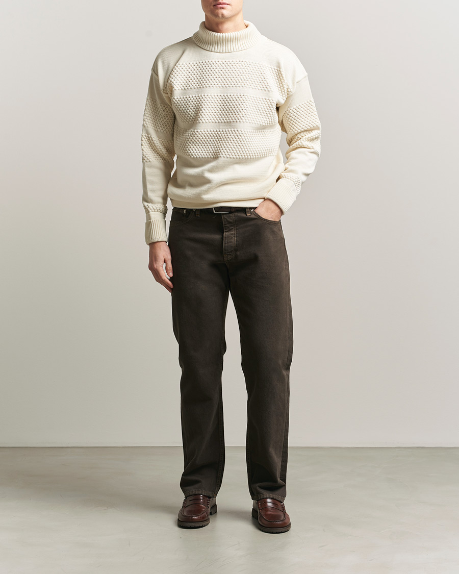 Heren | Truien | S.N.S. Herning | Fisherman Sweater Natural White