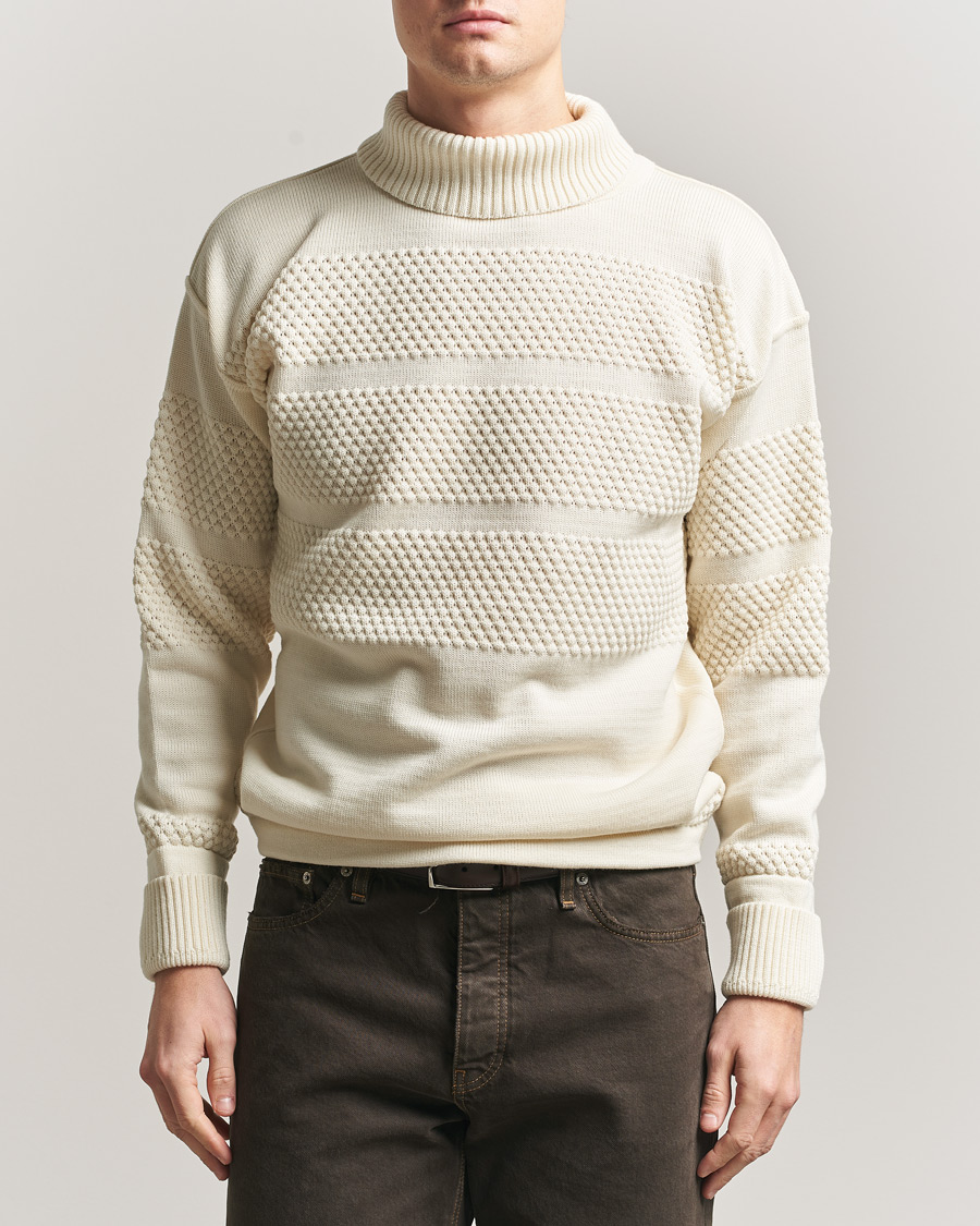 Heren | Truien | S.N.S. Herning | Fisherman Sweater Natural White