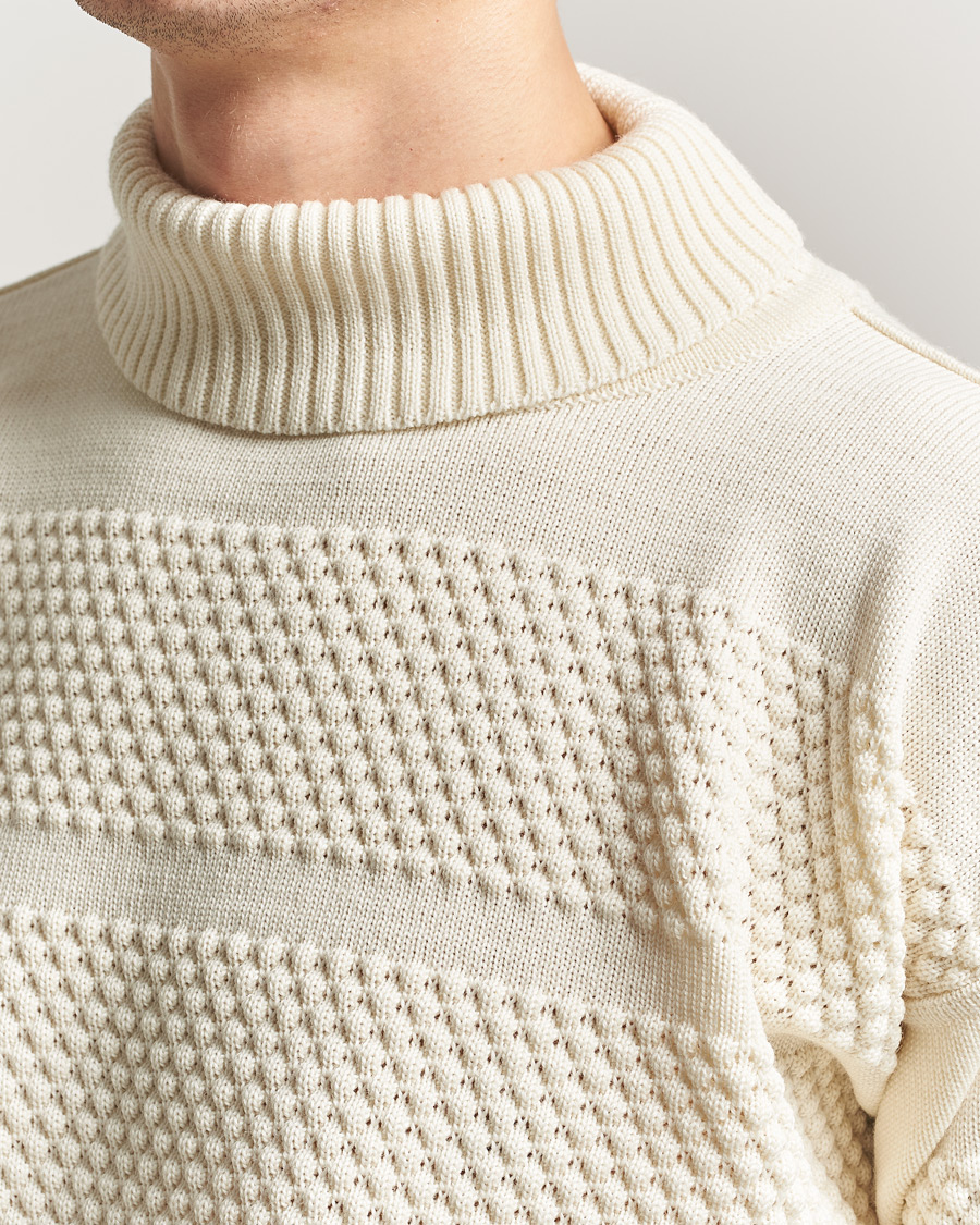Heren | Truien | S.N.S. Herning | Fisherman Sweater Natural White