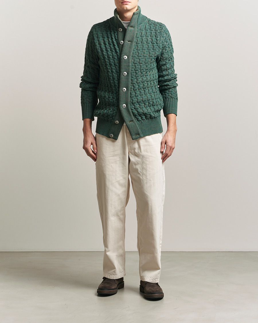 Homme | Pulls Et Tricots | S.N.S. Herning | Stark Cardigan Machine Green