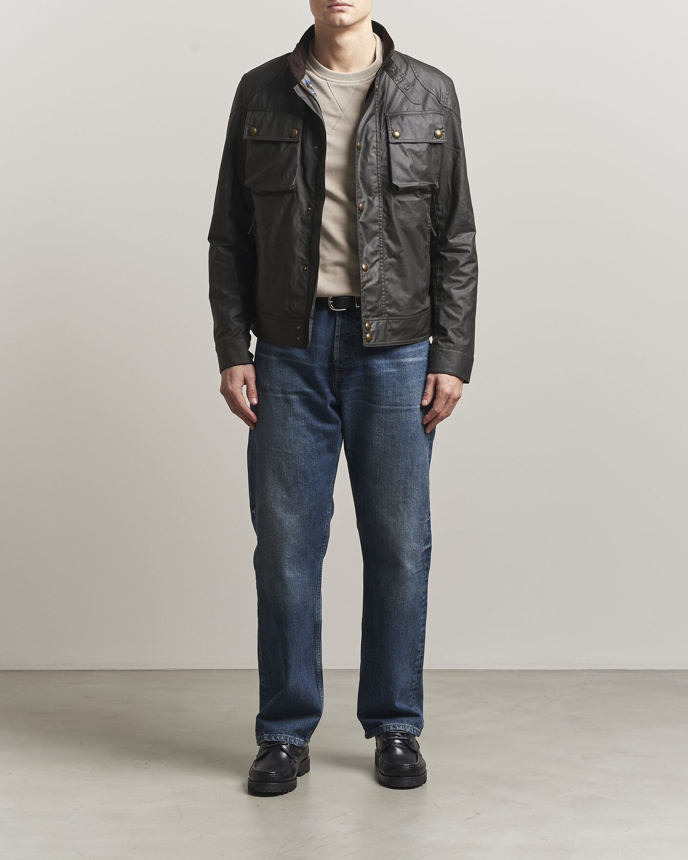 Heren | Jassen | Belstaff | Racemaster Waxed Jacket Faded Olive