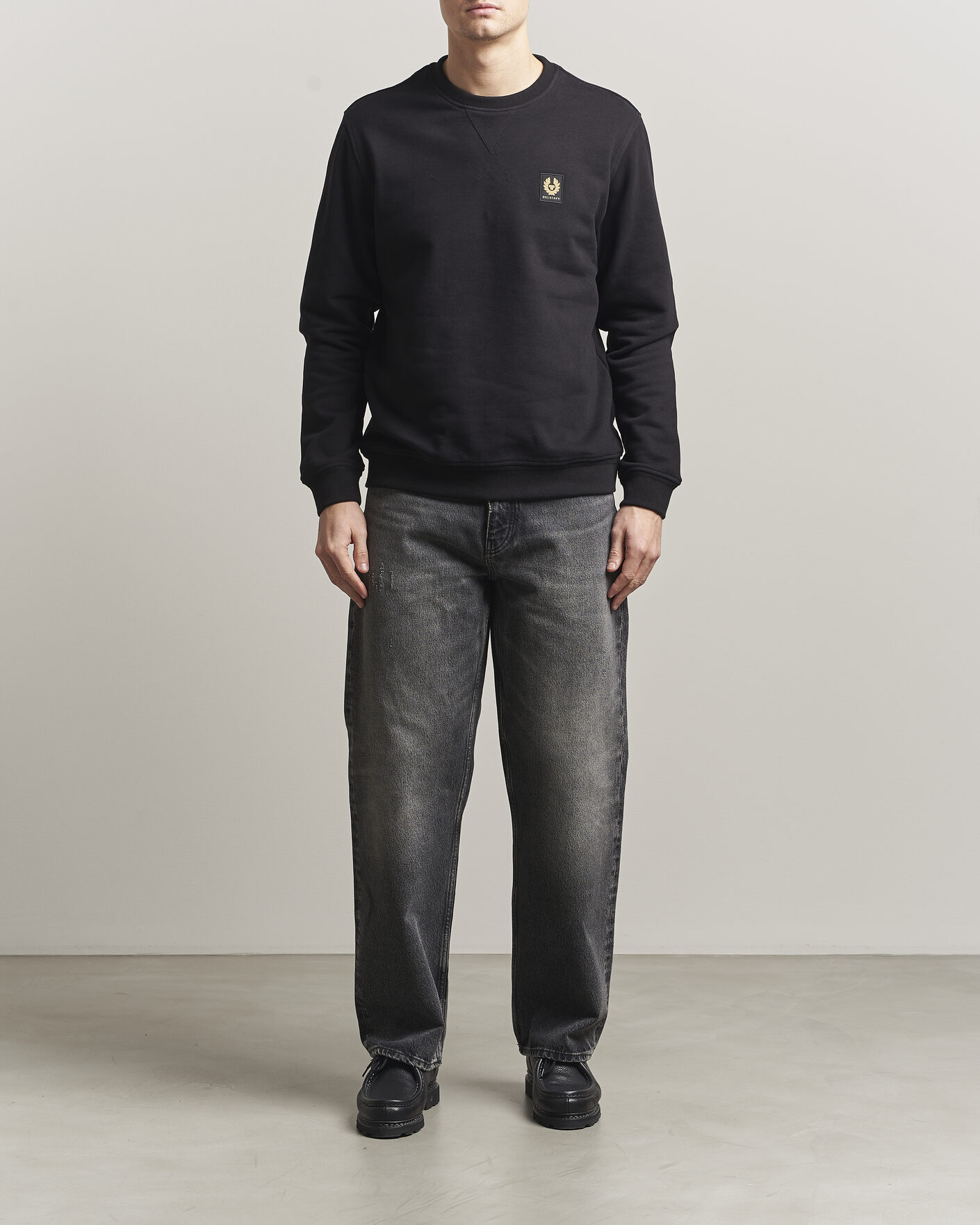Homme | Pulls Et Tricots | Belstaff | Signature Crew Neck Sweatshirt Black