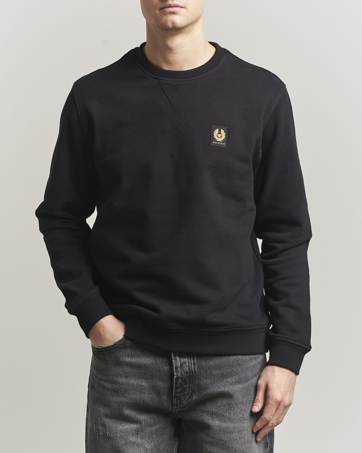 Homme | Pulls Et Tricots | Belstaff | Signature Crew Neck Sweatshirt Black