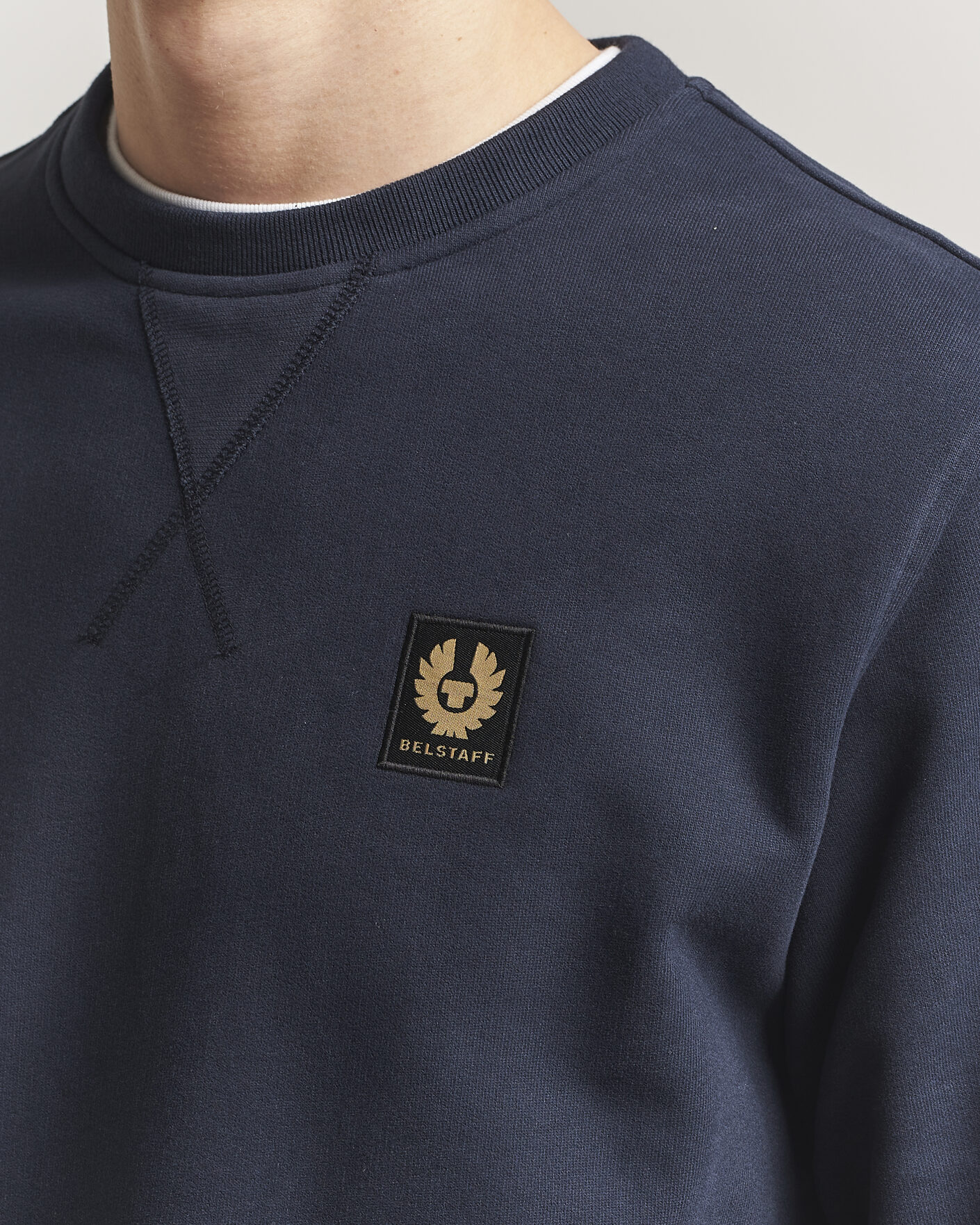 Homme | Pulls Et Tricots | Belstaff | Signature Crew Neck Sweatshirt Dark Ink