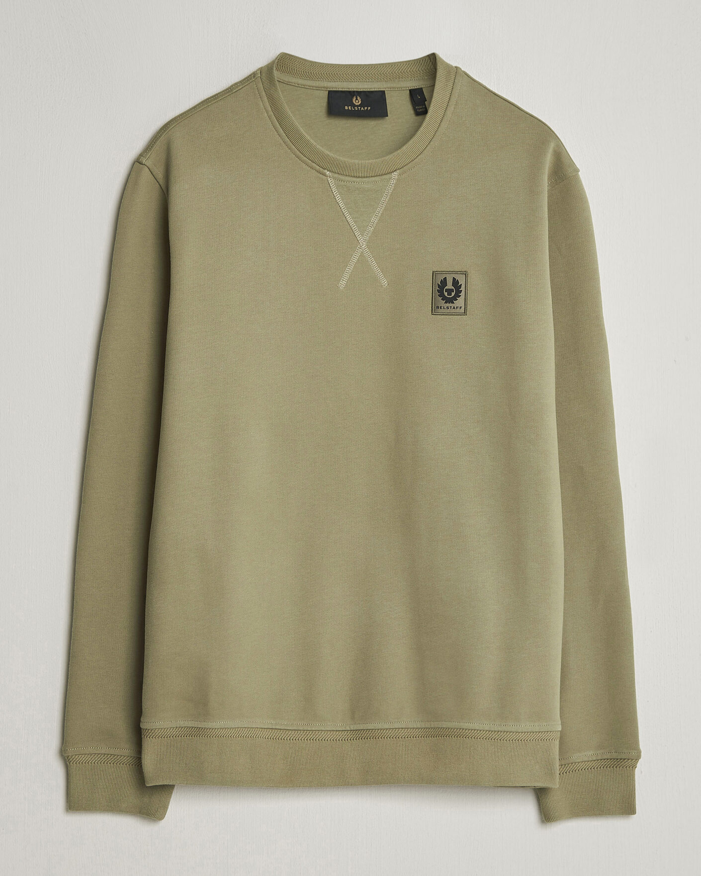 Heren | Truien | Belstaff | Signature Crew Neck Sweatshirt Fatigue Green