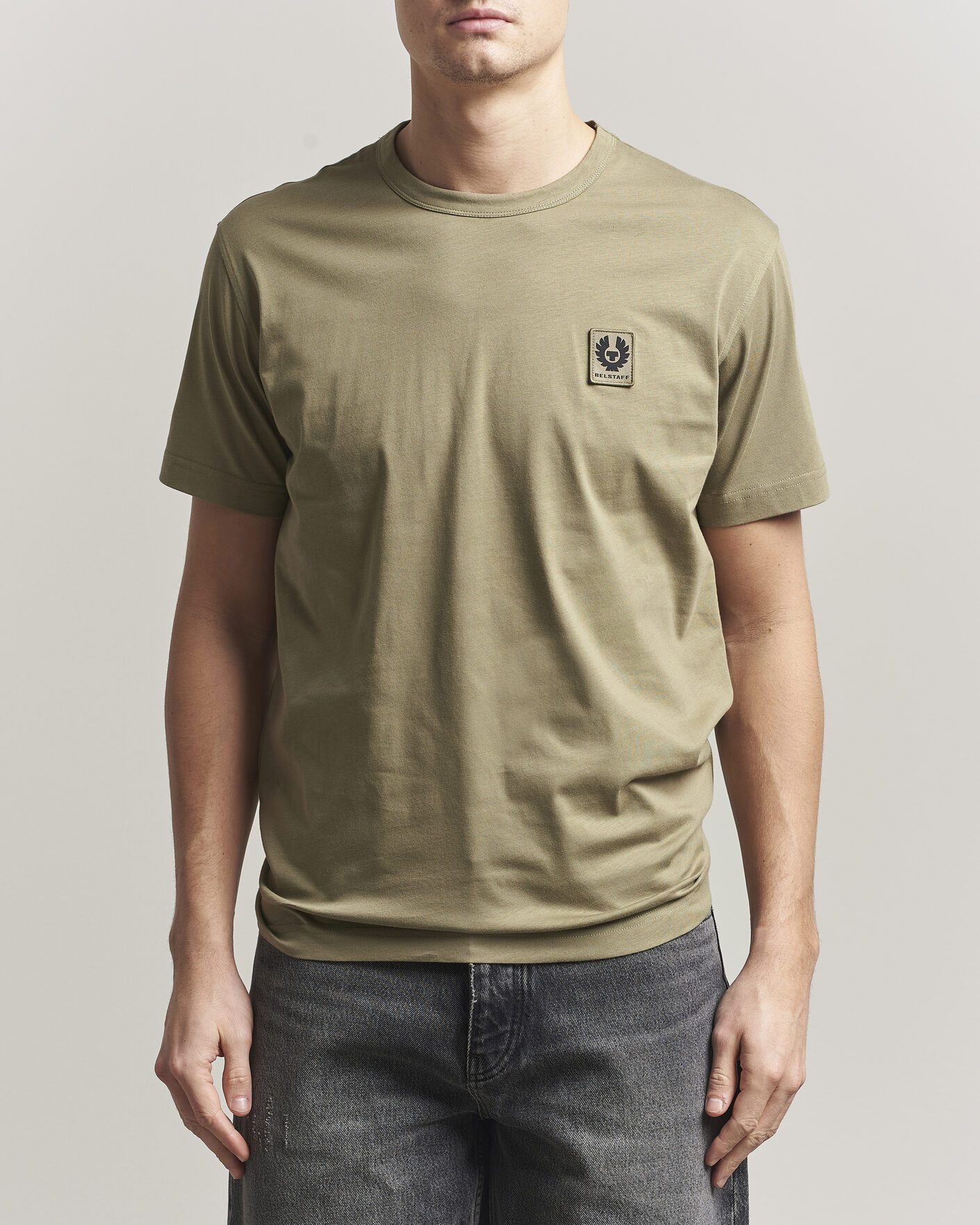 Heren | T-shirts | Belstaff | Signature Crew Neck T-Shirt Fatigue Green
