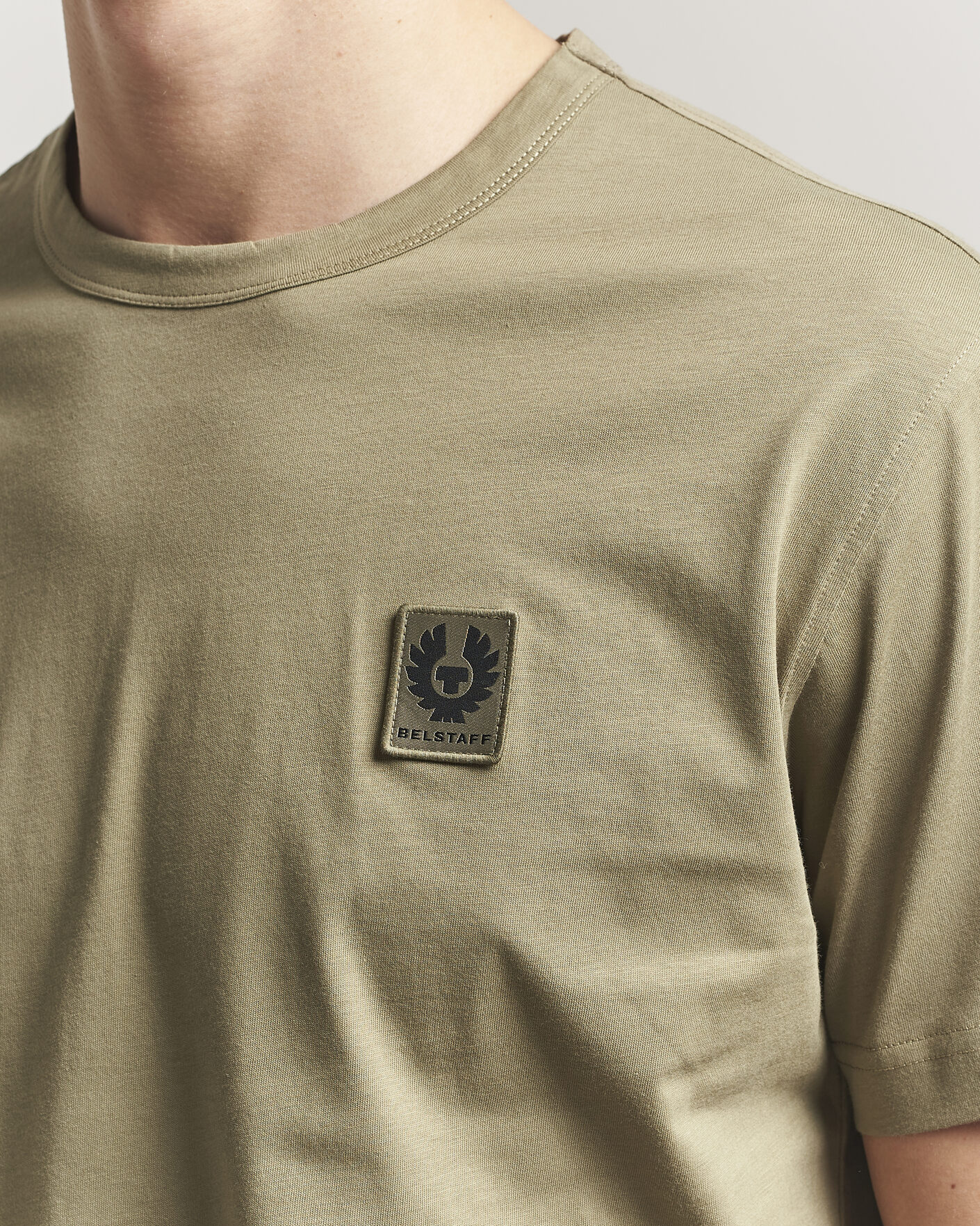 Heren | T-shirts | Belstaff | Signature Crew Neck T-Shirt Fatigue Green