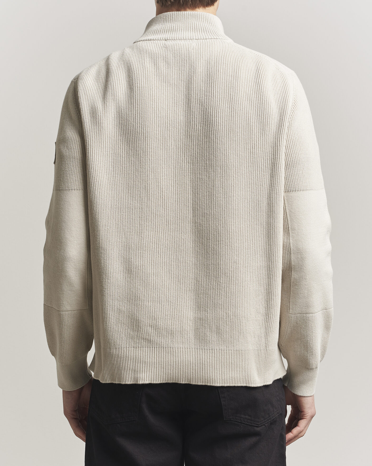 Homme | Pulls Et Tricots | Belstaff | Commander Half Zip Silver Birch