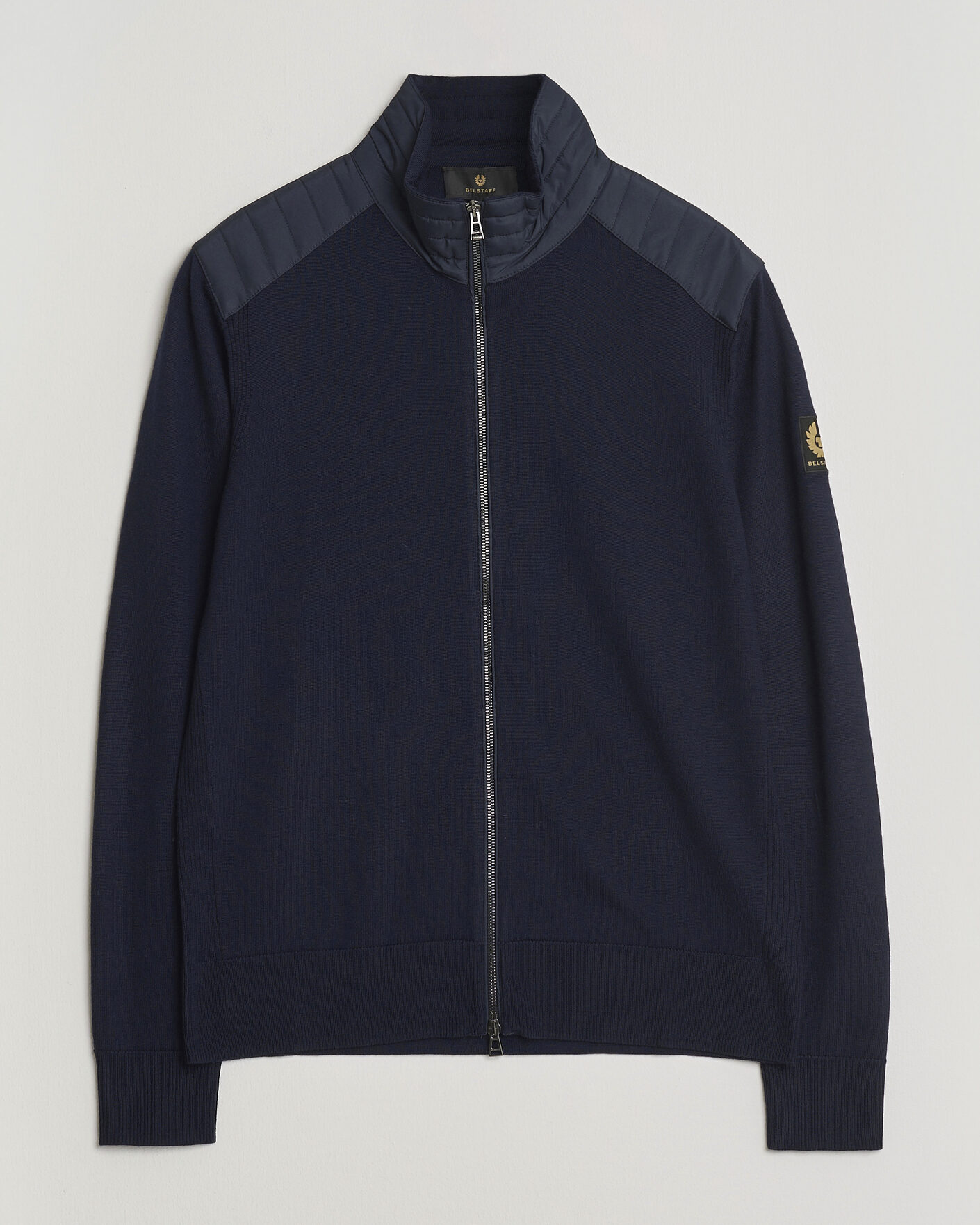 Heren | Truien | Belstaff | Kelby Knitted Full Zip Dark Ink
