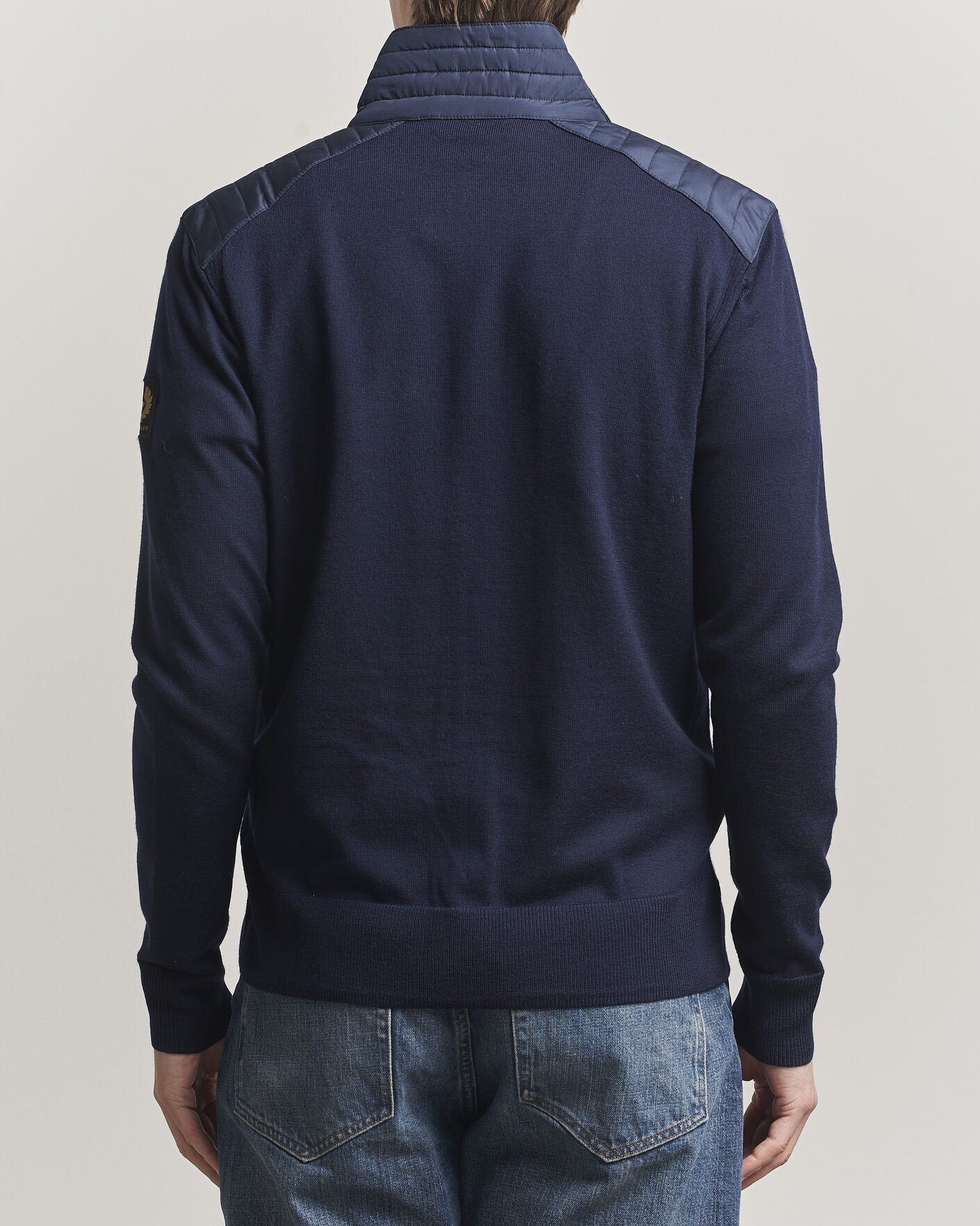 Heren | Truien | Belstaff | Kelby Knitted Full Zip Dark Ink