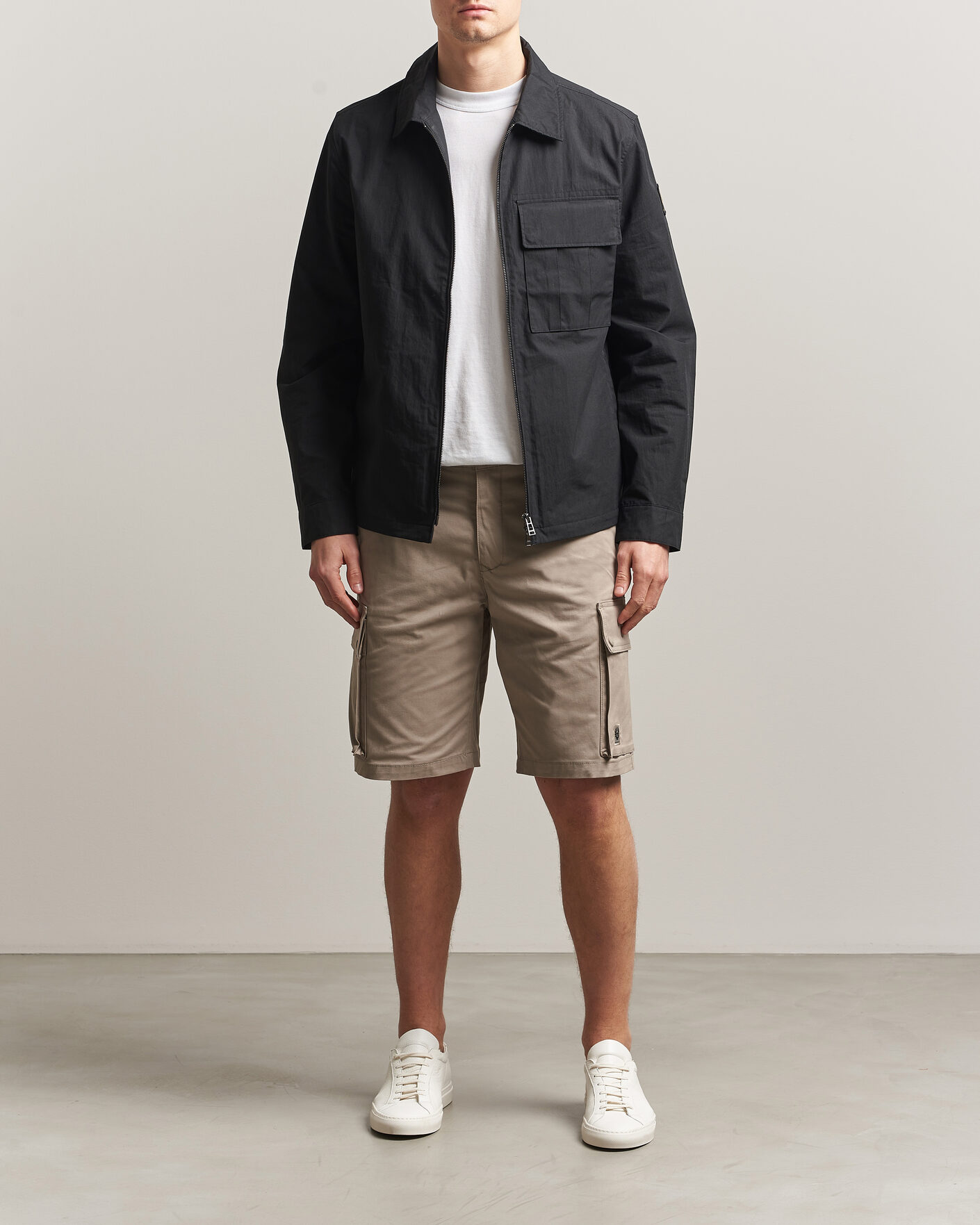 Heren | Korte broek | Belstaff | Route Cargo Shorts Dark Sand