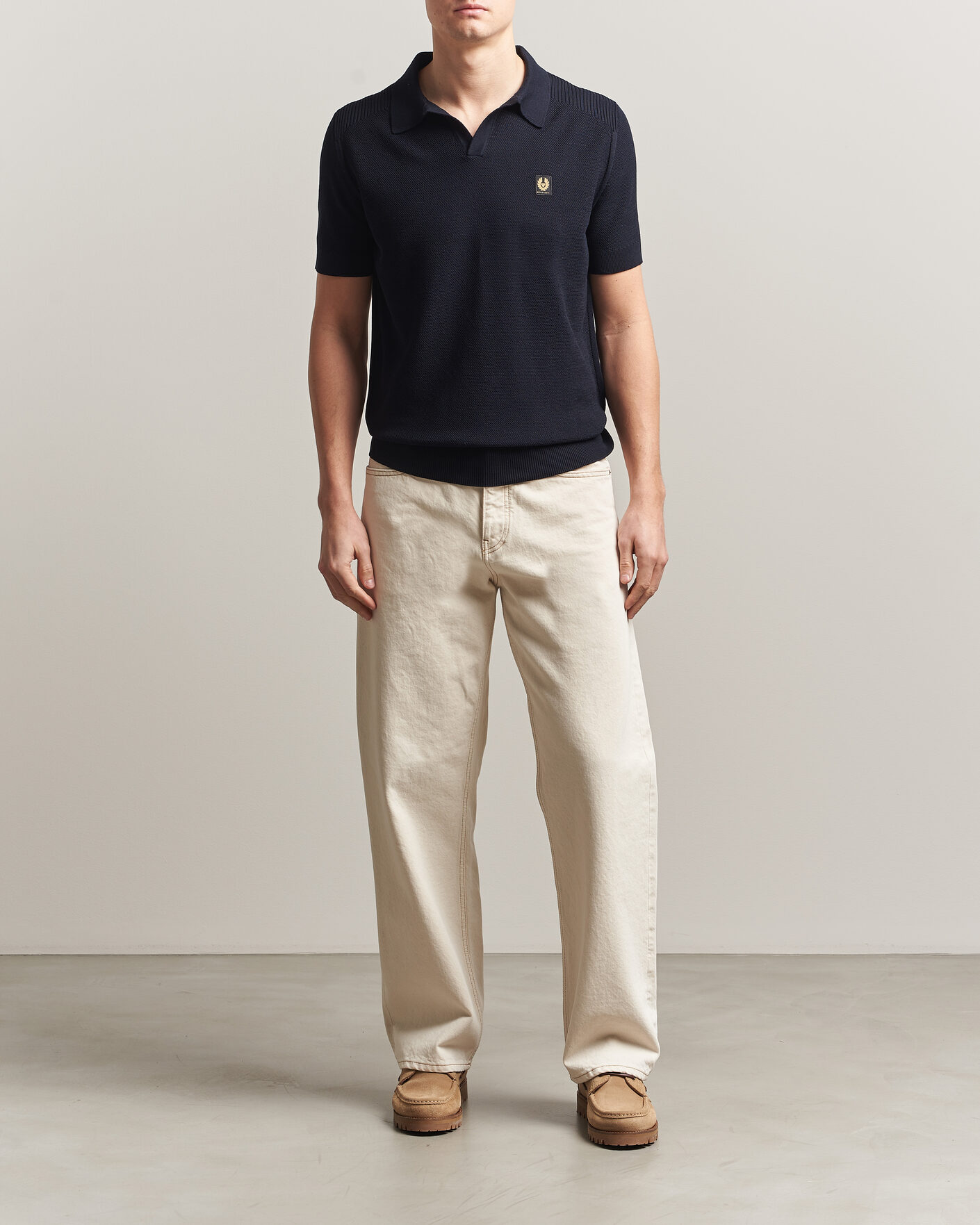 Heren | Polo's | Belstaff | Coast Knitted Polo Dark Ink