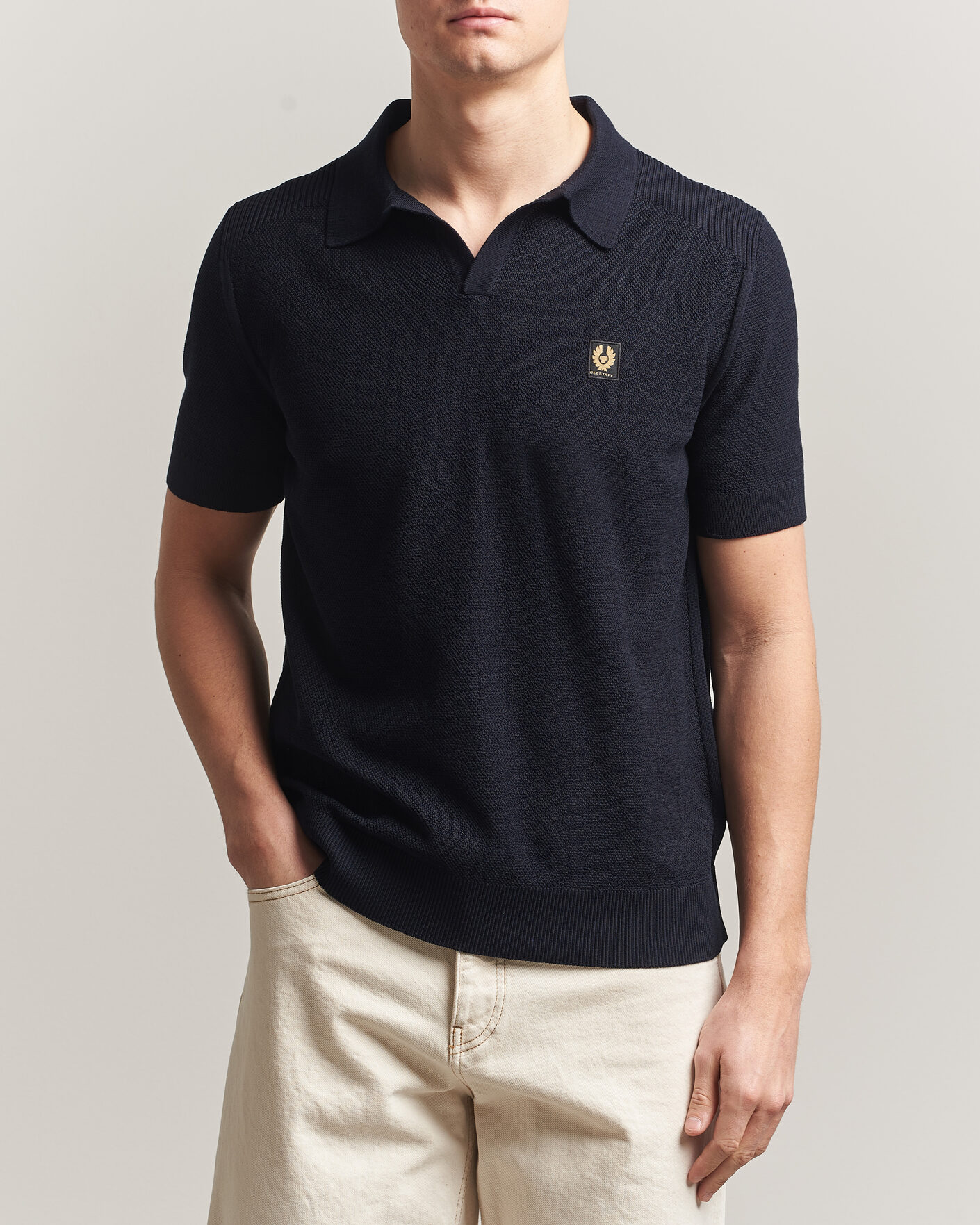 Heren | Polo's | Belstaff | Coast Knitted Polo Dark Ink