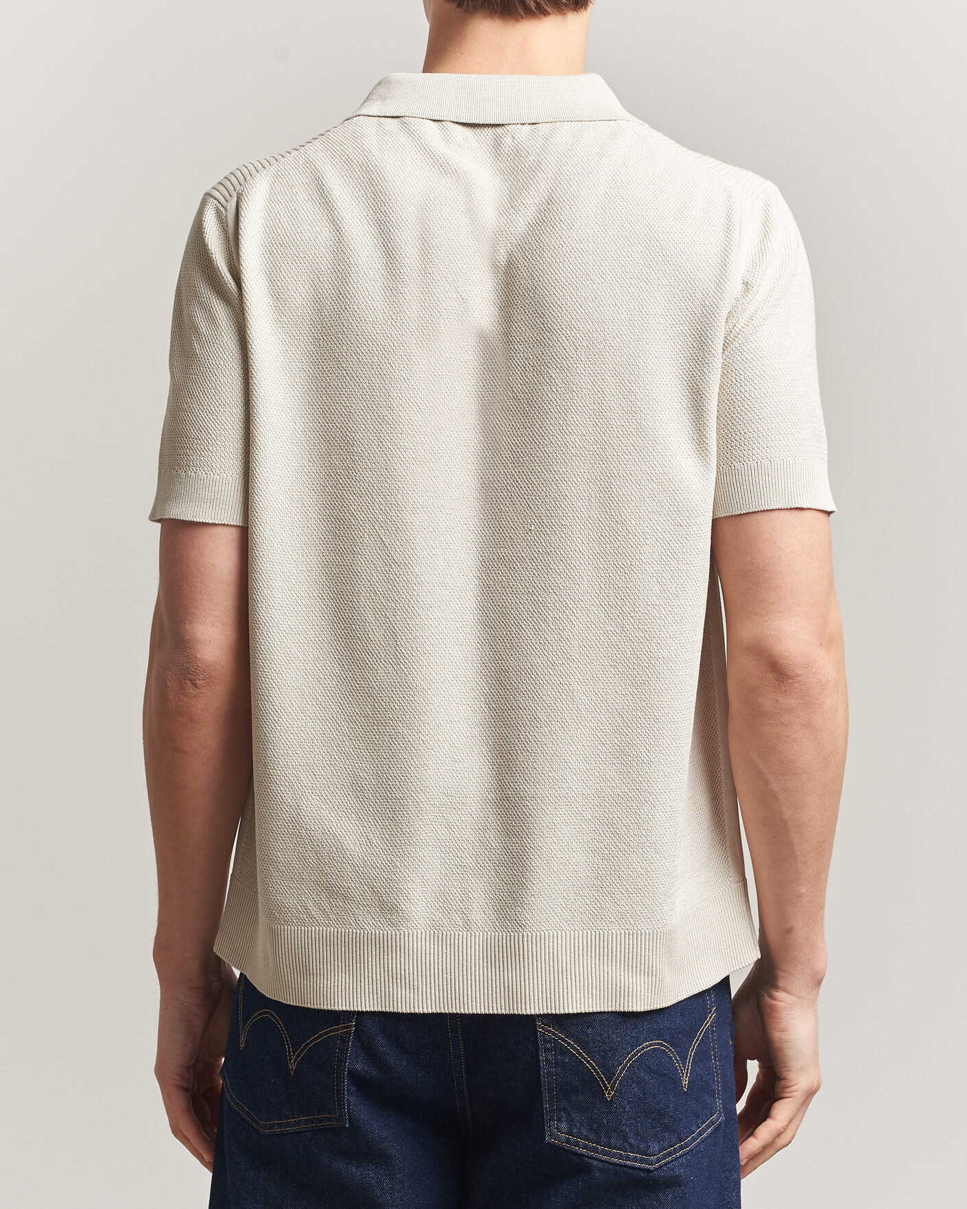 Heren | Polo's | Belstaff | Coast Knitted Polo Silver Birch