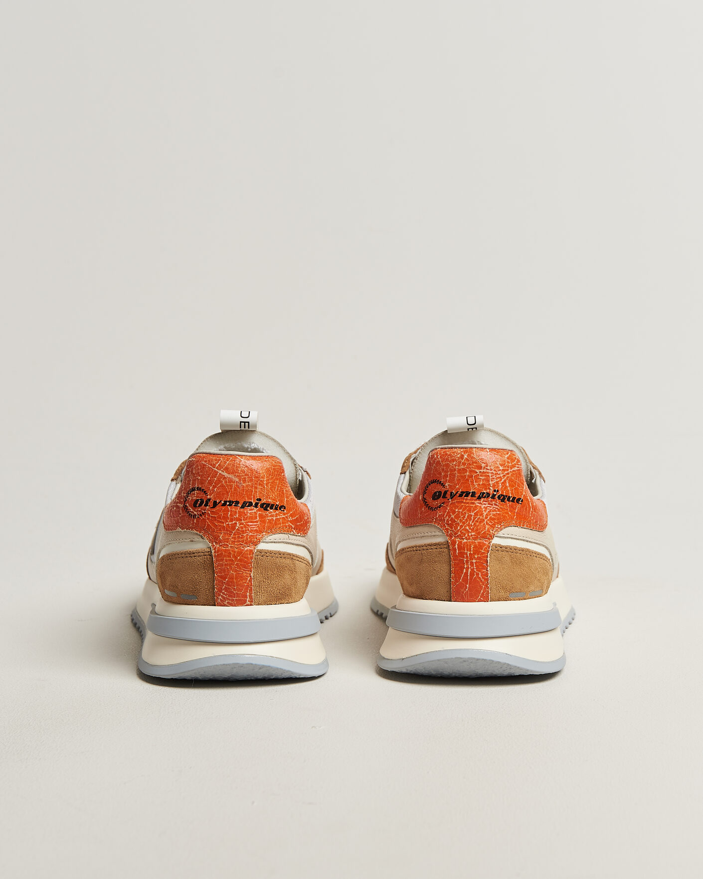 Heren | Sneakers | Philippe Model | Olympique Running Sneaker Grey/Brown