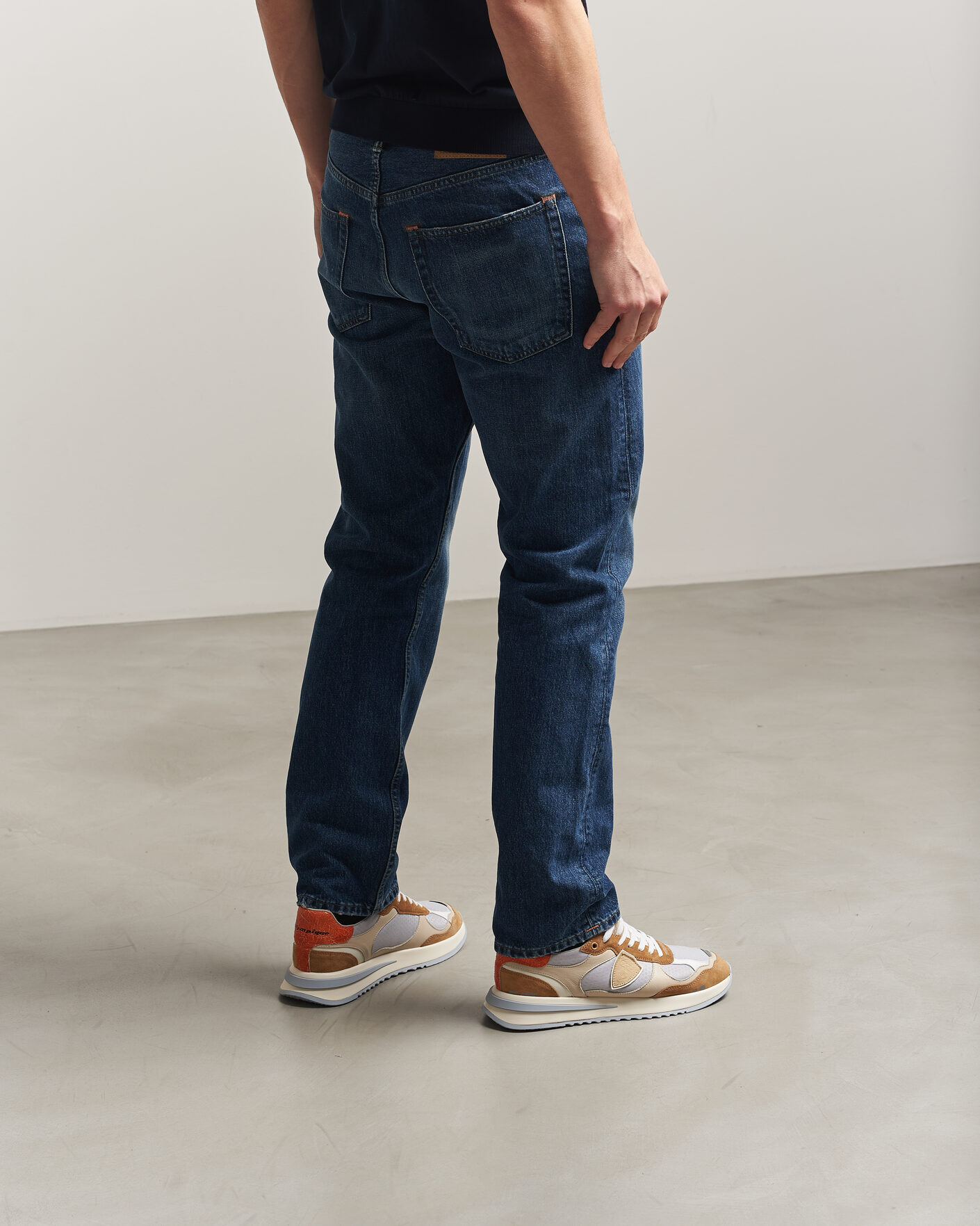 Heren | Sneakers | Philippe Model | Olympique Running Sneaker Grey/Brown