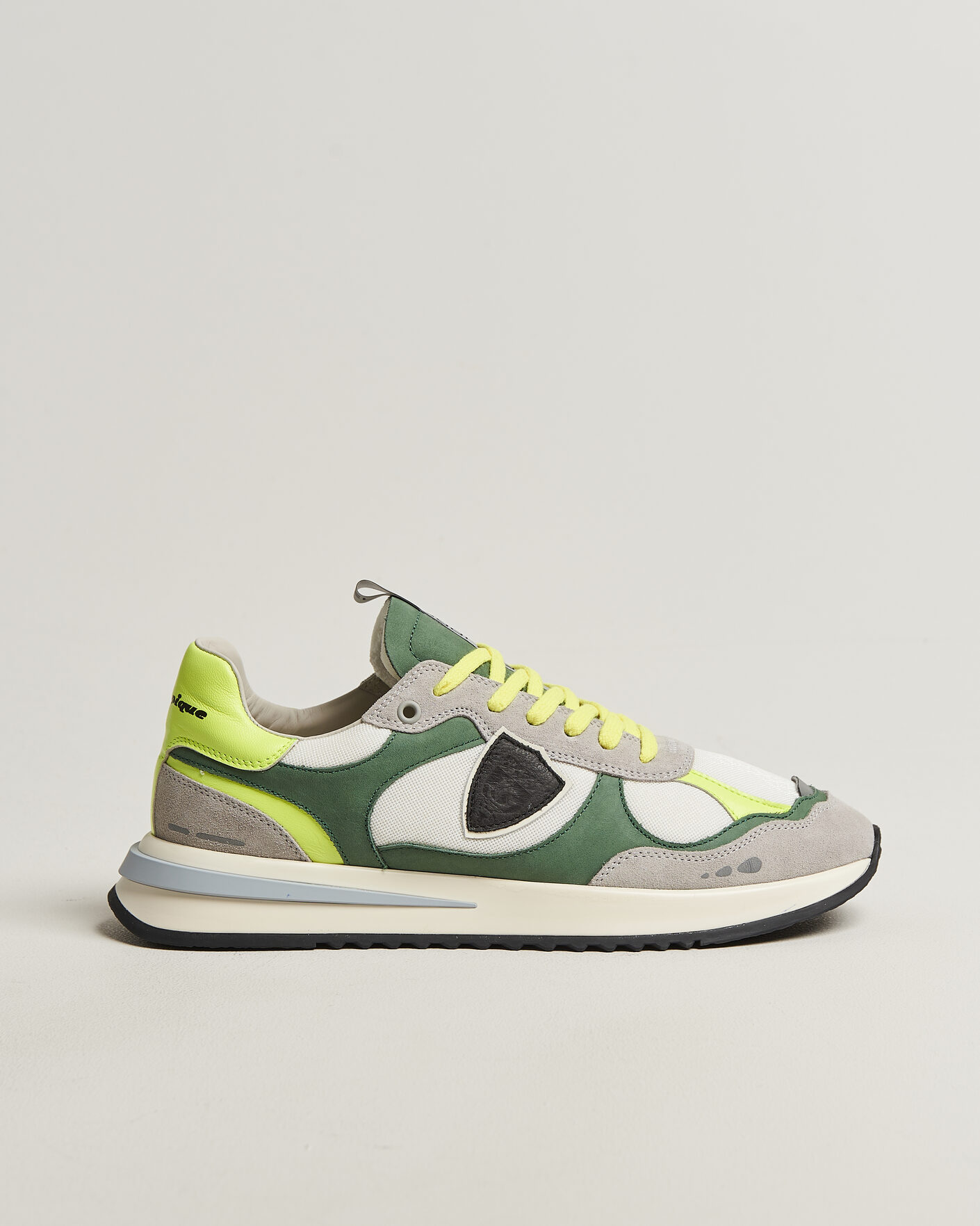 Homme | Baskets | Philippe Model | Olympique Running Sneaker White/Green