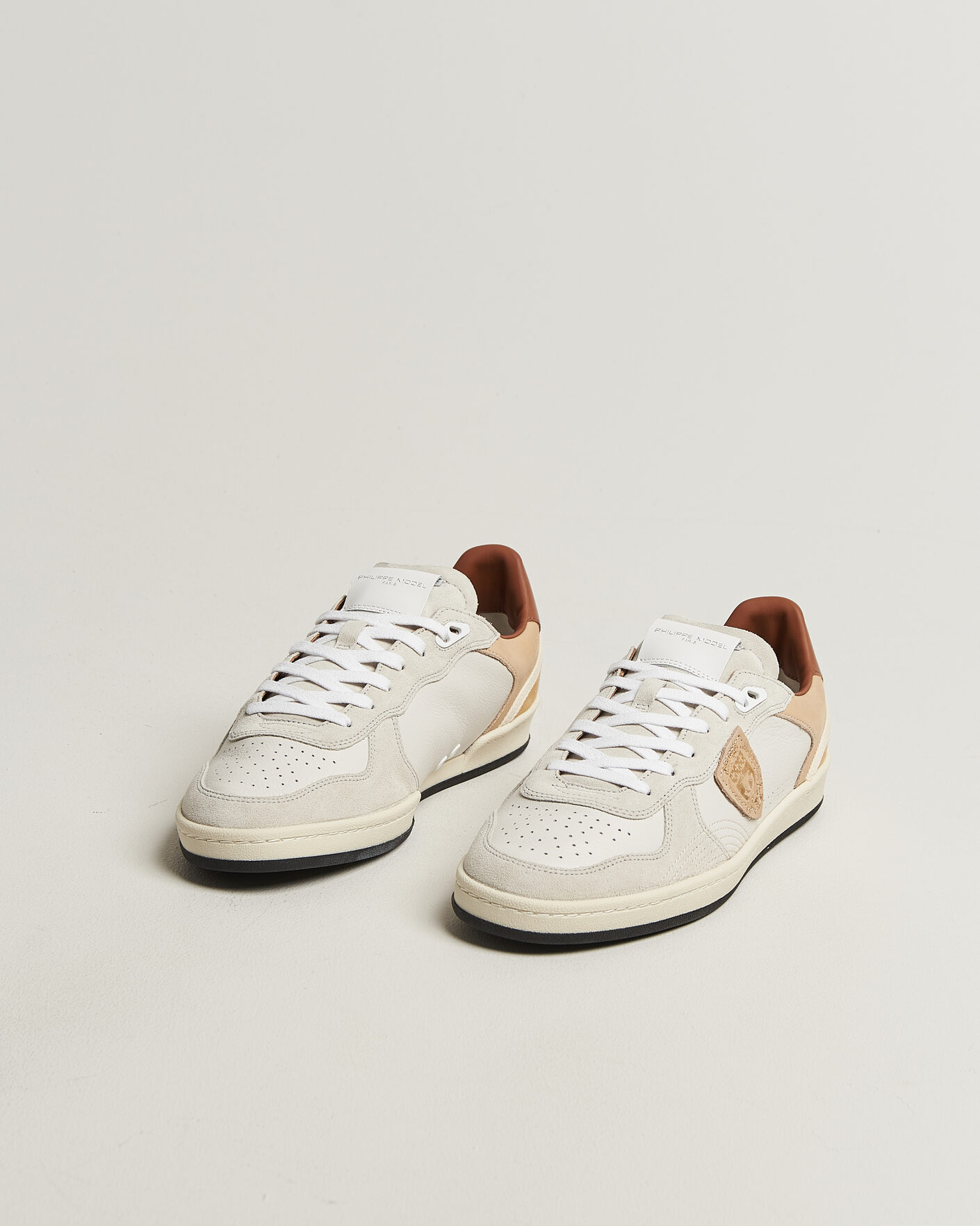 Homme | Baskets | Philippe Model | Pgal Low Leather Sneaker Light Brown