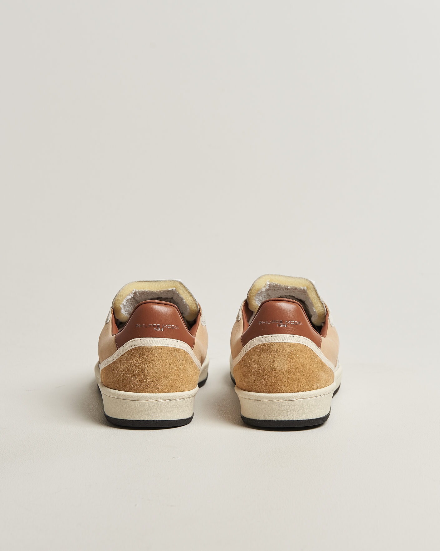 Homme | Baskets | Philippe Model | Pgal Low Leather Sneaker Light Brown
