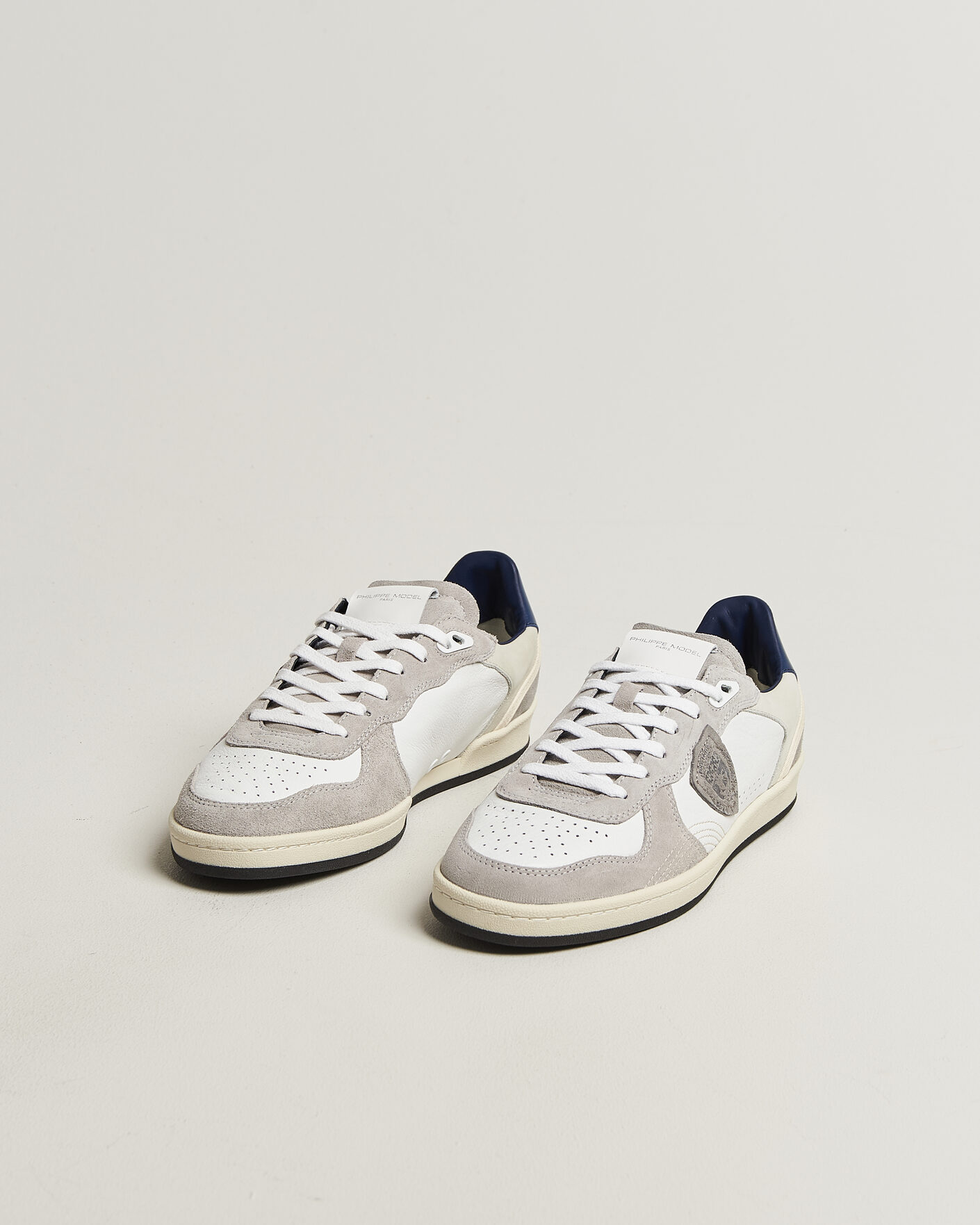 Homme | Baskets | Philippe Model | Pgal Low Leather Sneaker Grey