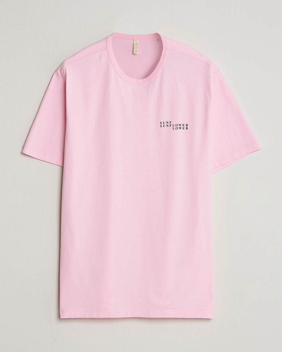 Homme | T-shirts | Sunflower | Logo T-Shirt Pink