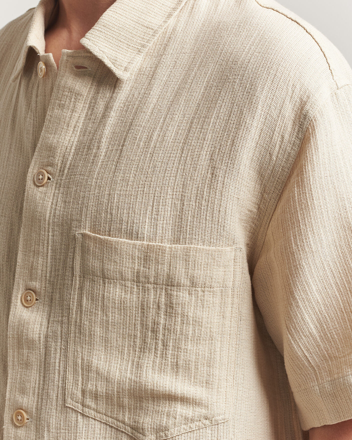 Homme | Chemises | Sunflower | Adam Short Sleeve Shirt Off White