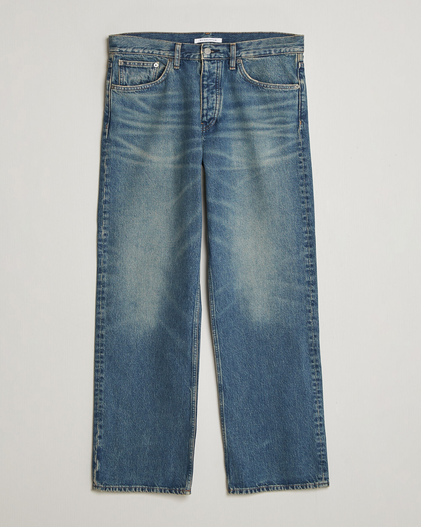 Homme | Jeans | Sunflower | Loose Jeans Dark Blue Vintage