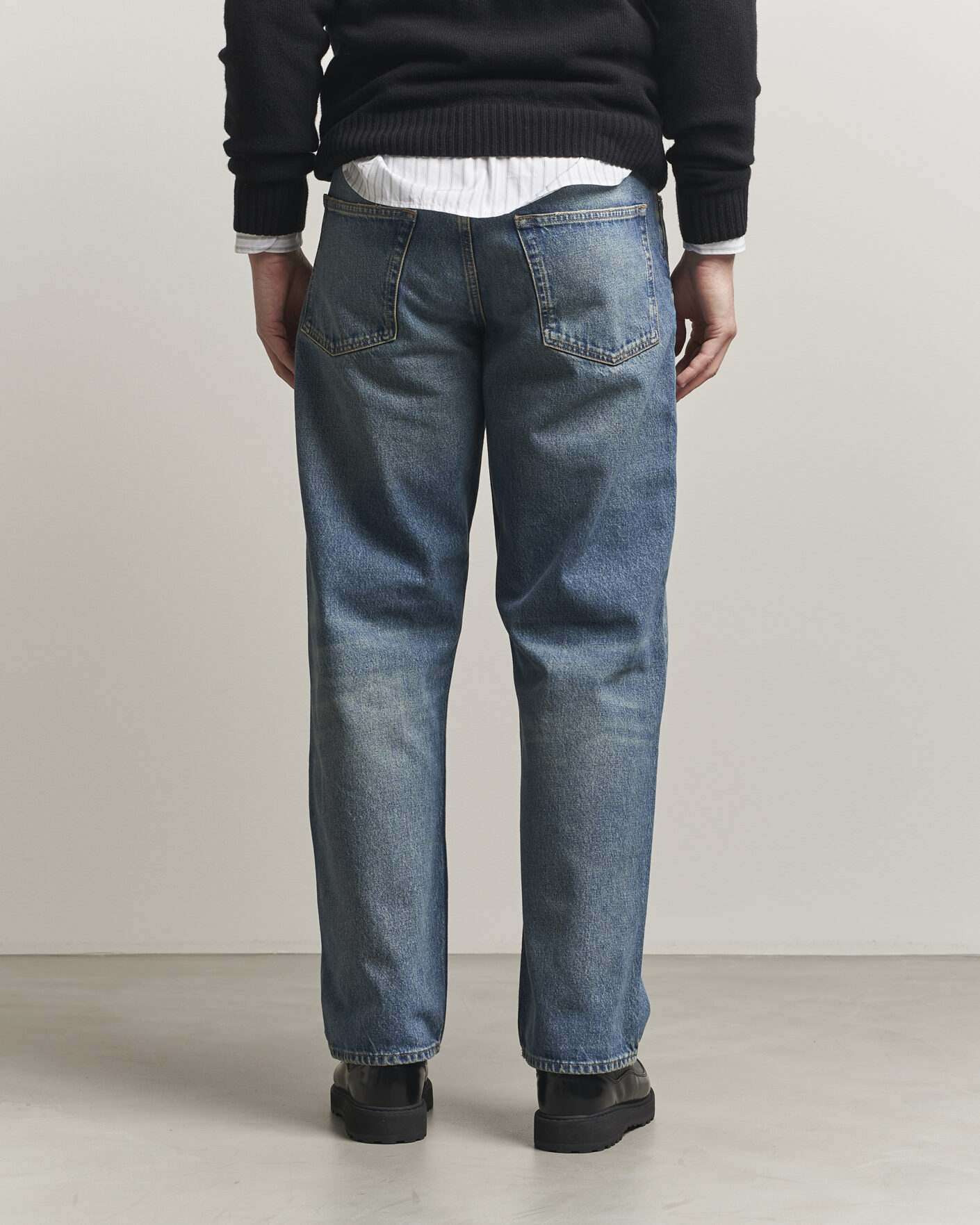 Homme | Jeans | Sunflower | Loose Jeans Dark Blue Vintage